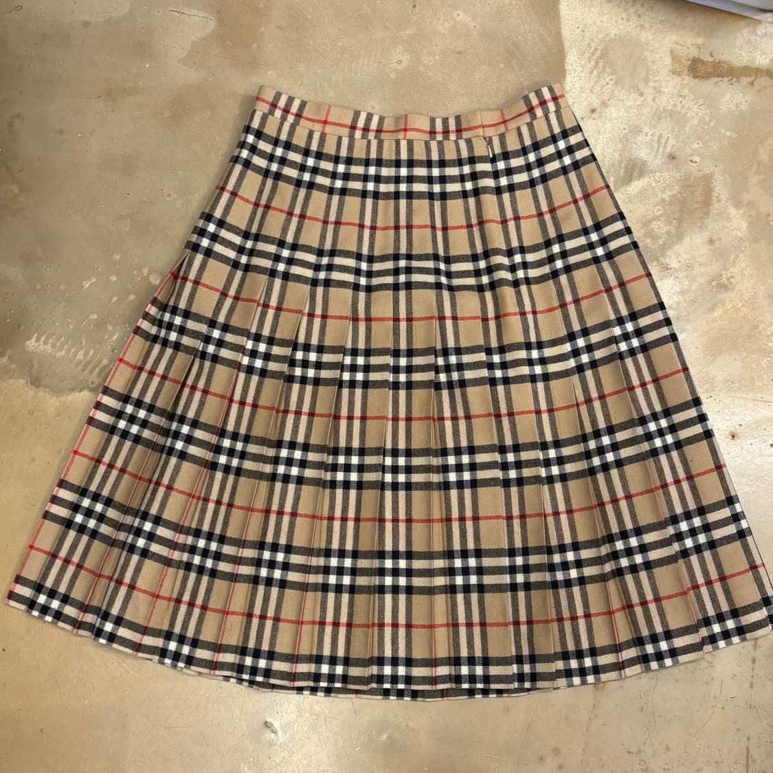 버버리 노바체크 울 미디 스커트 상품이미지2