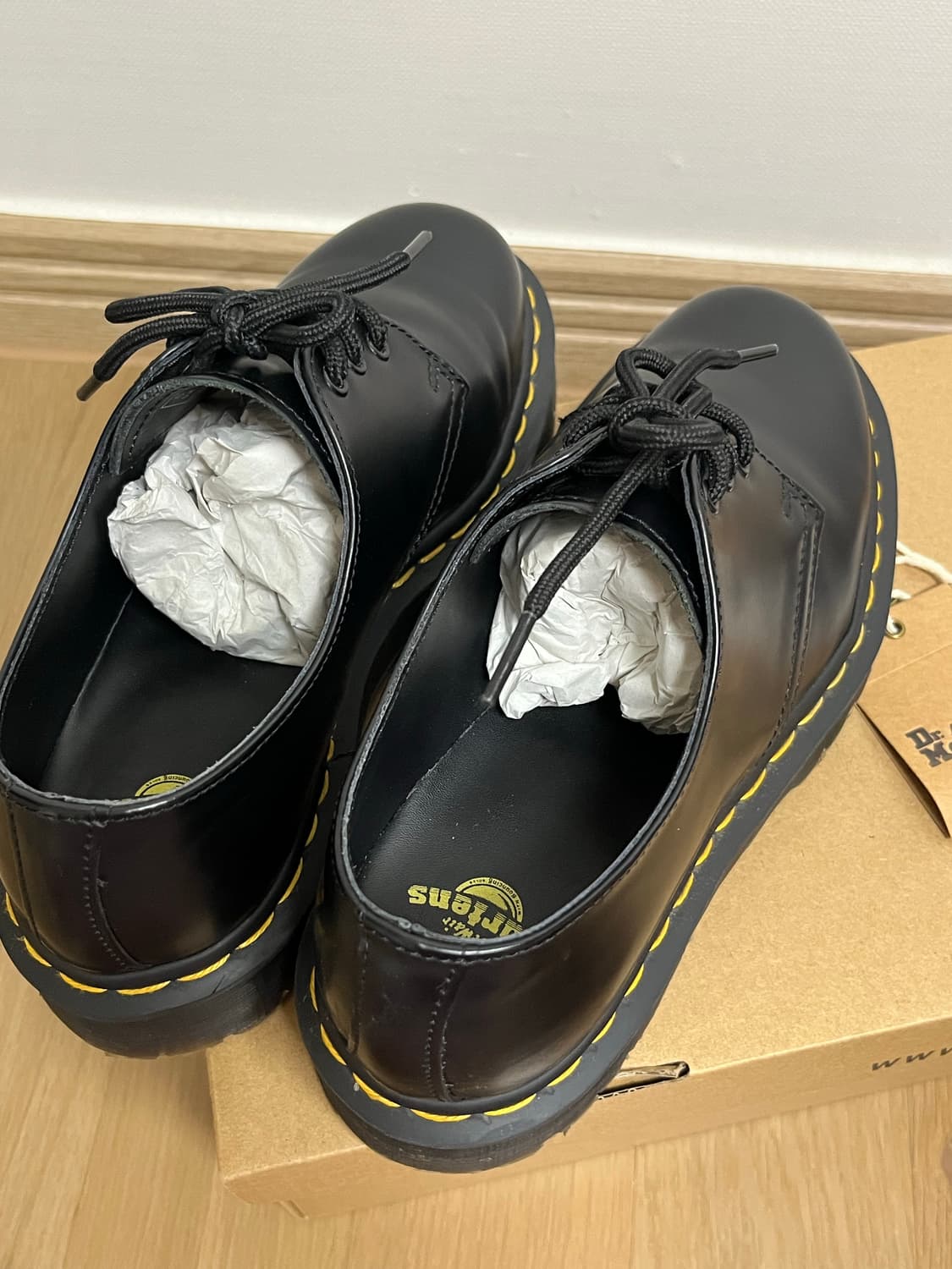 닥터마틴 1461 벡스 블랙 스무스 UK5 사이즈 240 상품이미지6