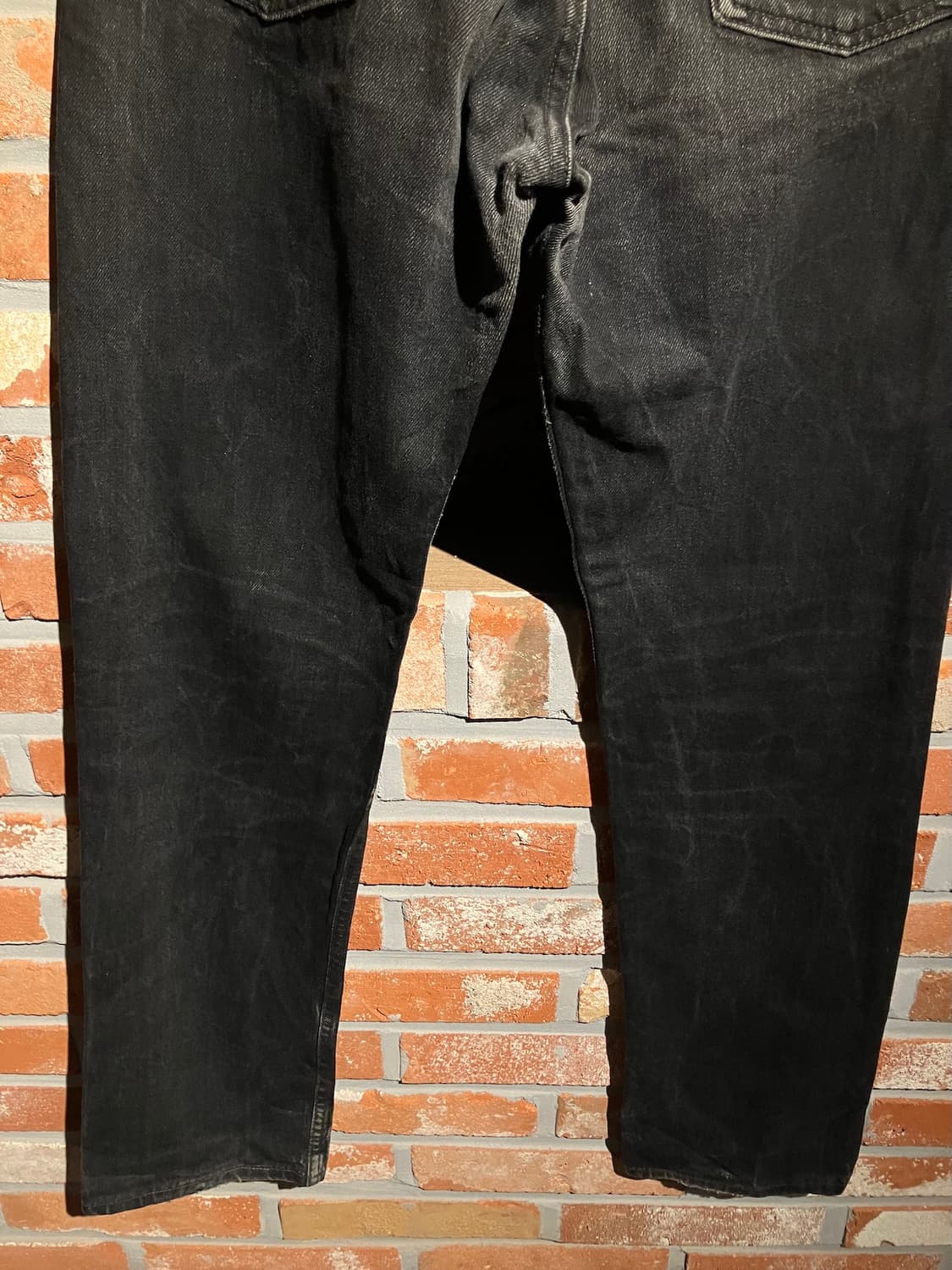 90s USA 빈티지 리바이스 501 블랙 데님 팬츠 상품이미지7