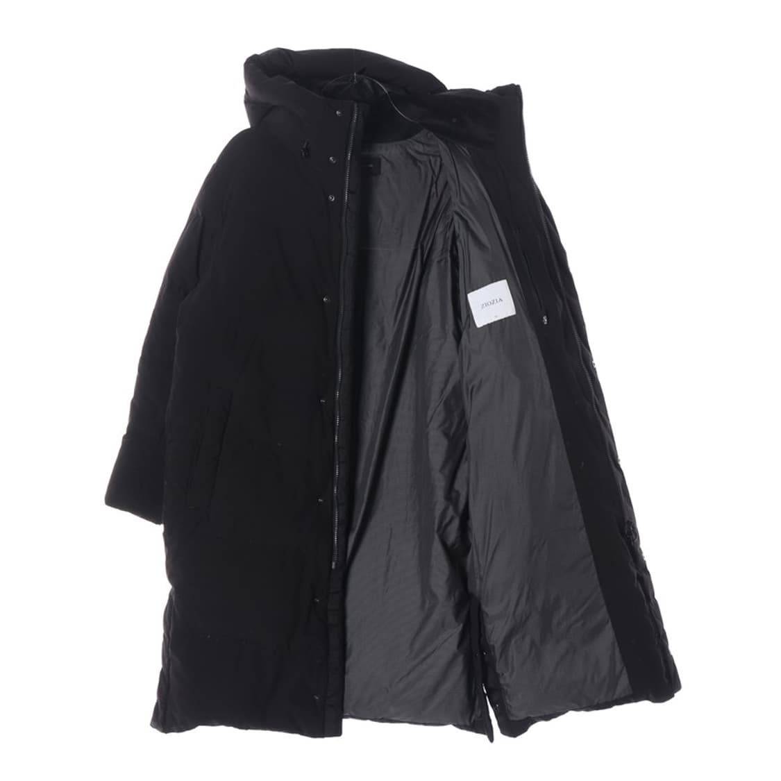 빈폴 아웃도어 여성 거위털 롱패딩 블랙 95 상품이미지2