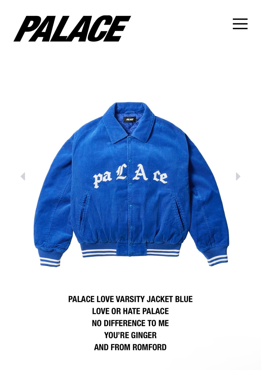 팔라스 러브 바시티 자켓 상품이미지1