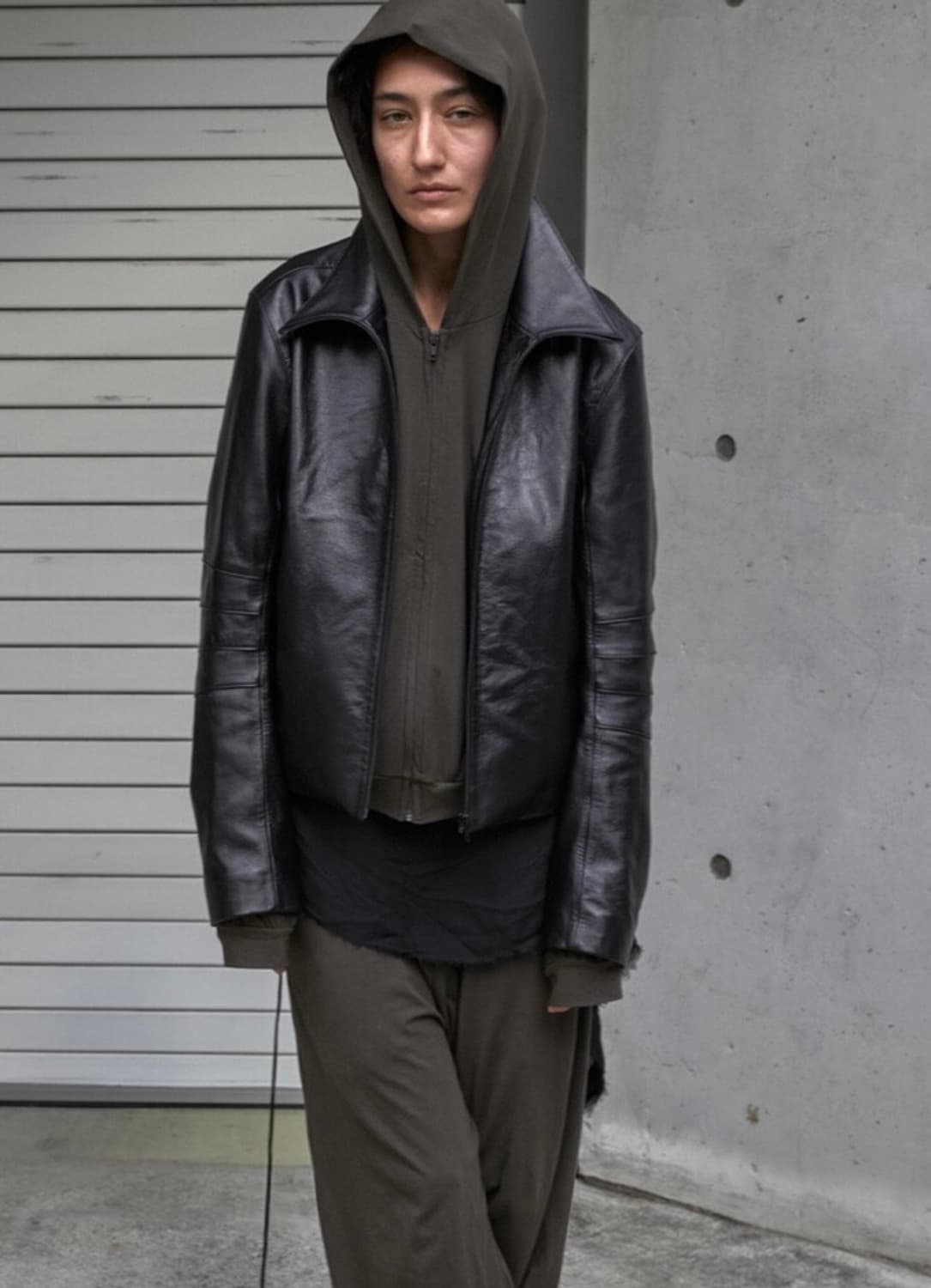 머듈 appendix 레더자켓 블랙 2사이즈 새상품 상품이미지1