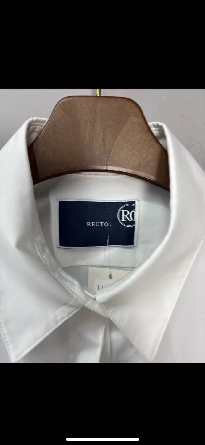 렉토 자수로고 커프스 셔츠 H1647 상품이미지5