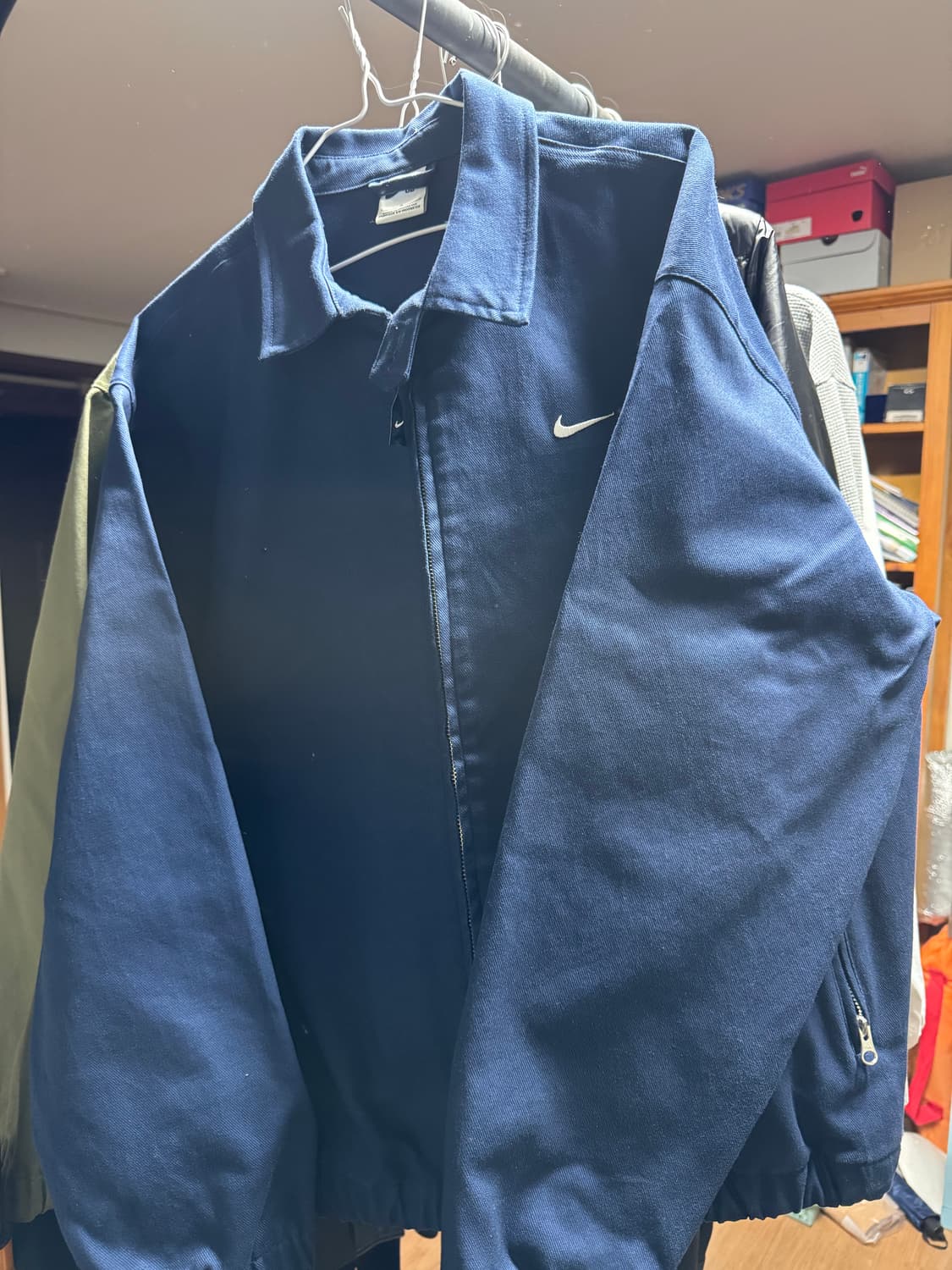 나이키 SB경량 스케이트보딩 자켓 네이비 L 상품이미지2