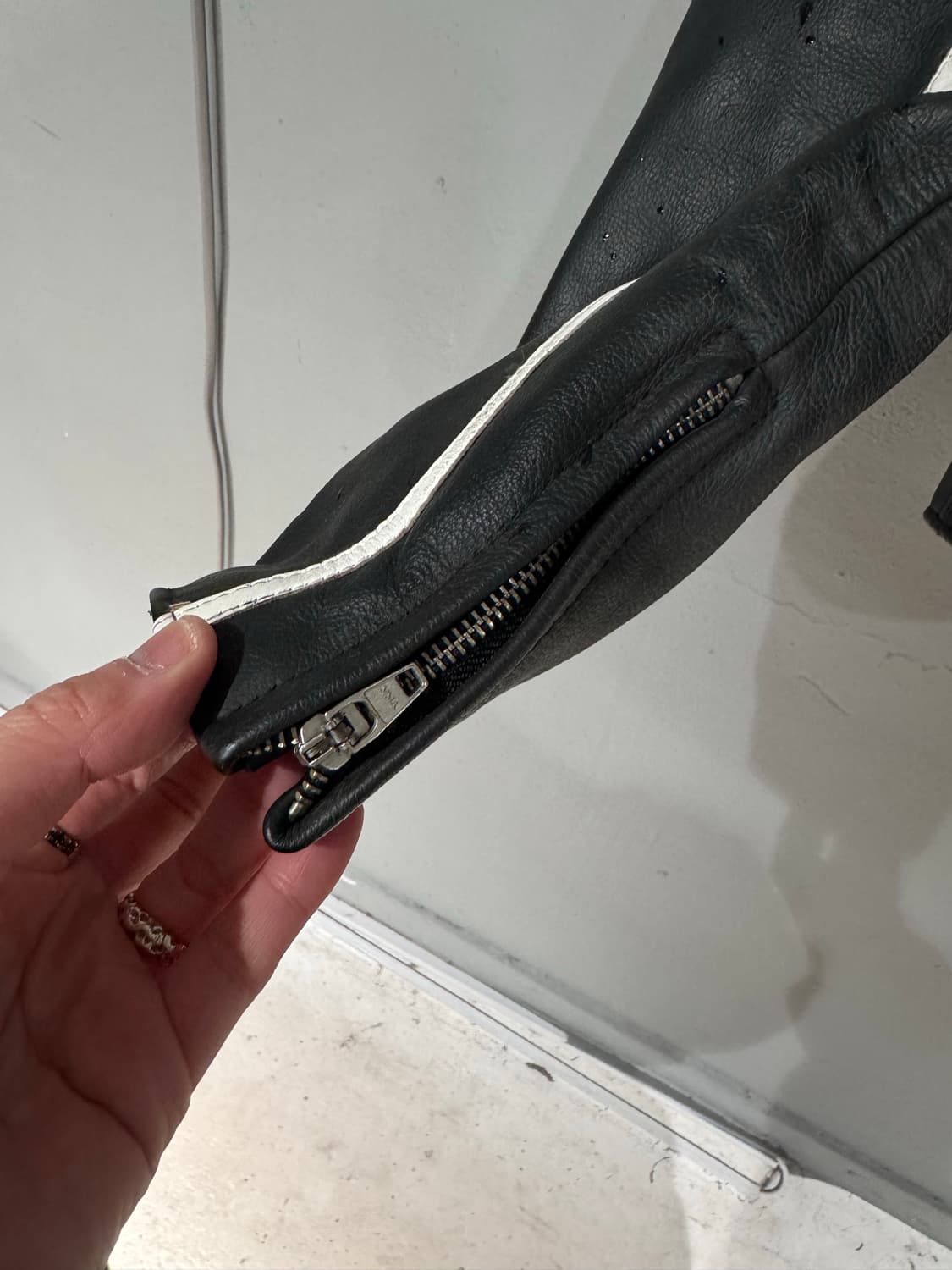 쿠시타니 소가죽 모터사이클 바이크 가죽자켓 상품이미지3