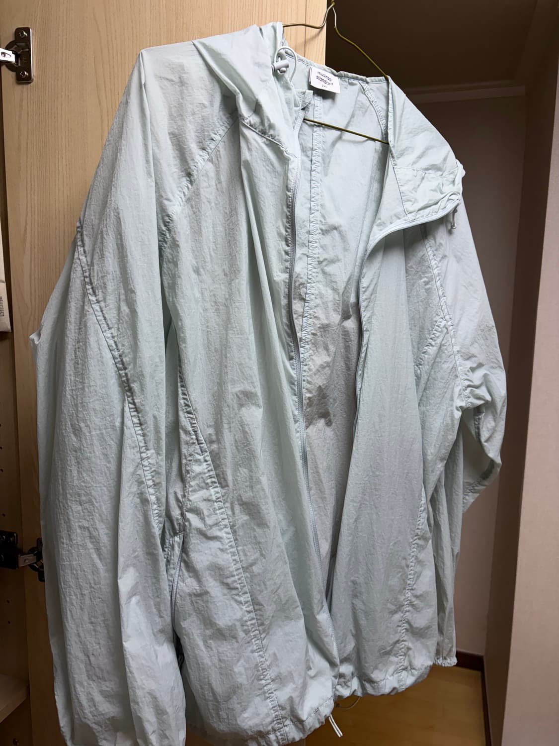 무신사 스탠다드 바람막이 클라우디 블루 2XL 상품이미지5