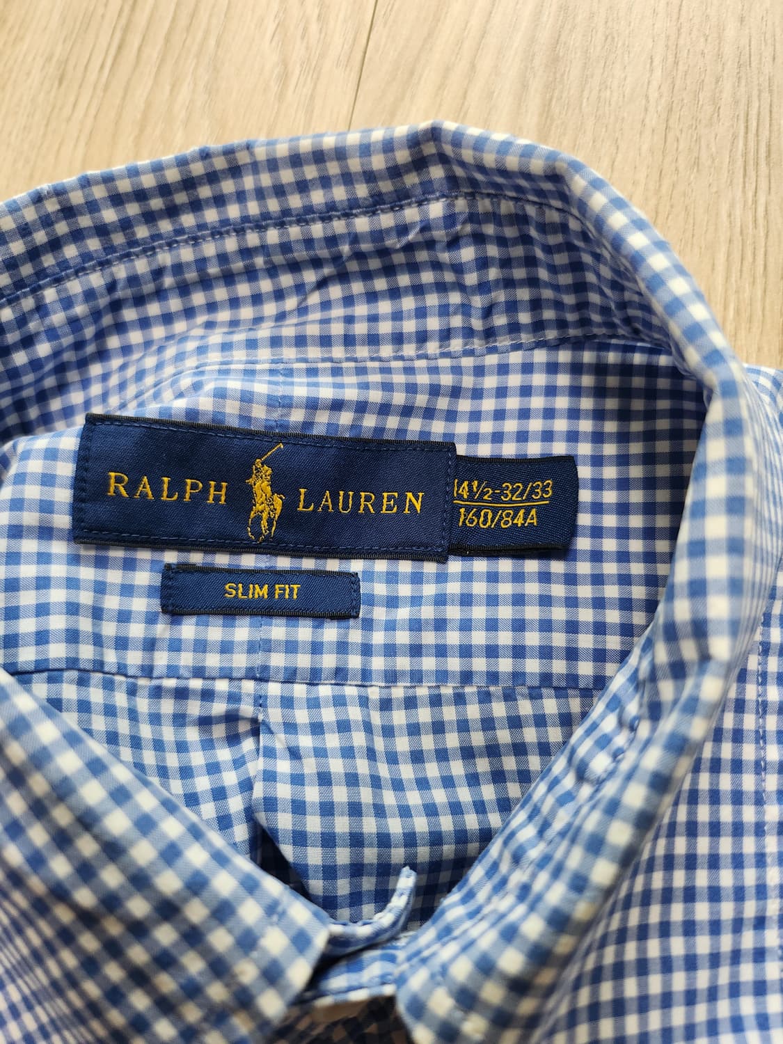 폴로랄프로렌 깅엄체크셔츠 (14 32/33 상품이미지8