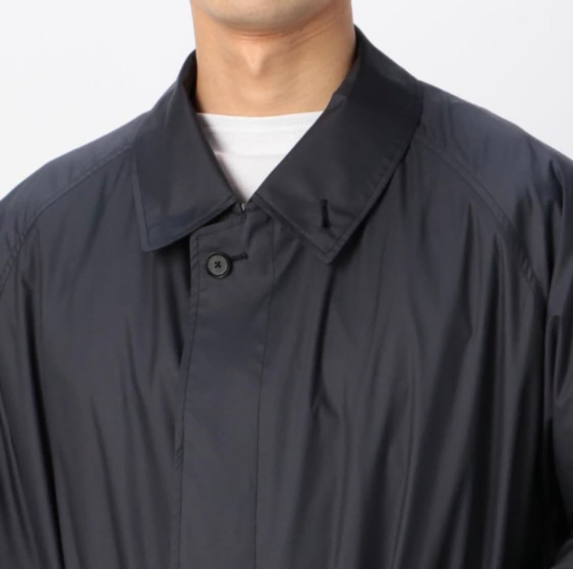 AURALEE POLYESTER SOUTEIN COLLAR COAT 상품이미지8