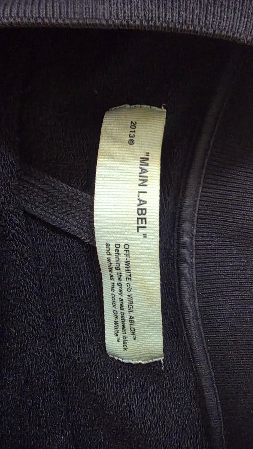 오프화이트 유화 맨투맨 2019 L 상품이미지4