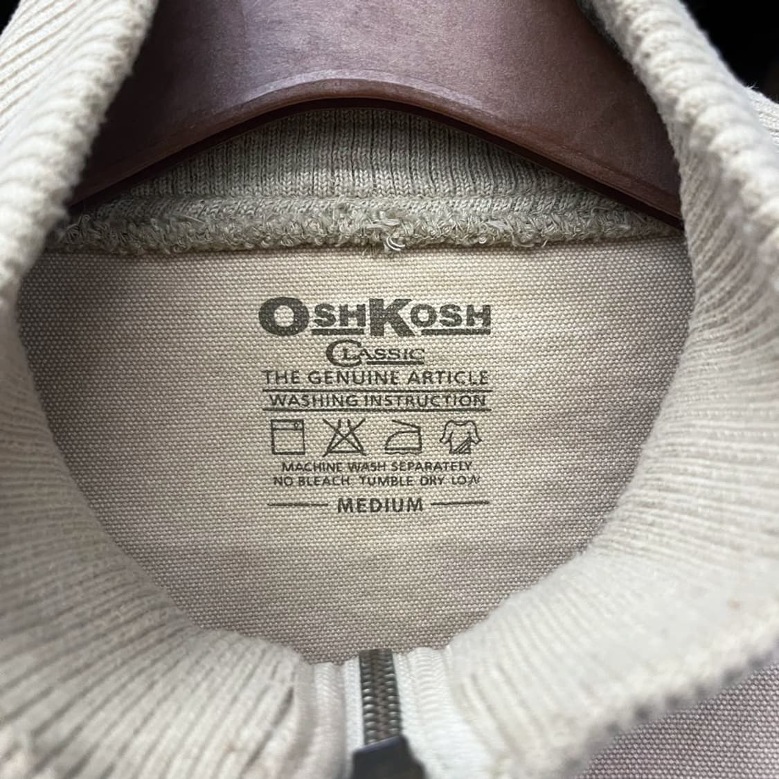 OSHKOSH 오시코시 클래식 코튼 블루종 집업 자켓 스윙탑 N426 상품이미지5