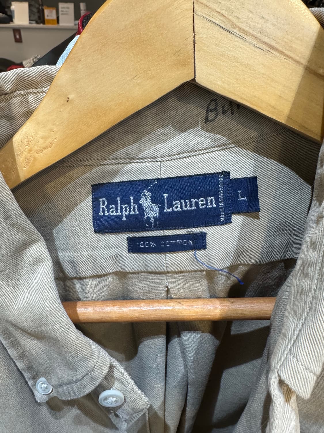 폴로 랄프로렌 셔츠 베이지색 상품이미지5