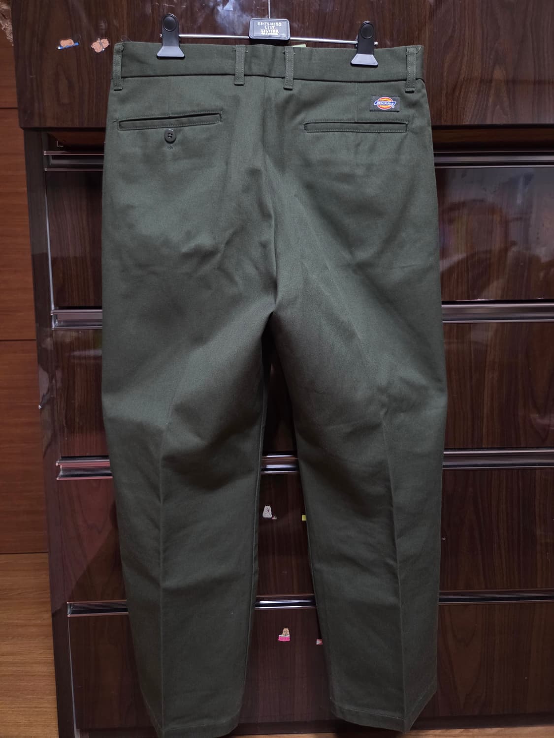 와코마리아 디키즈 플리티드 팬츠 올리브 M 상품이미지2