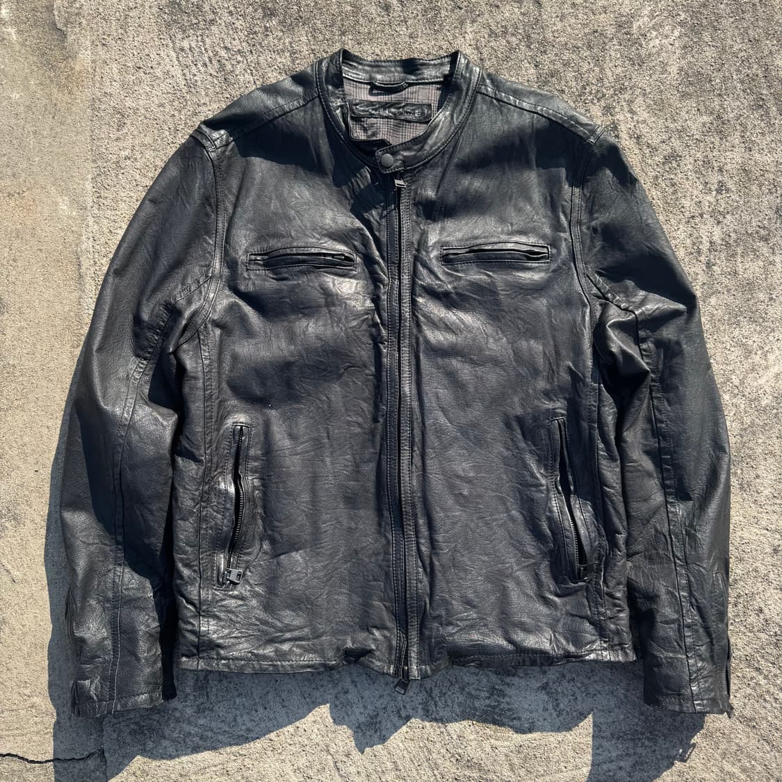 [XL] Levis 리바이스 캐피탈E 카페레이서 가죽 레더 자켓 상품이미지1