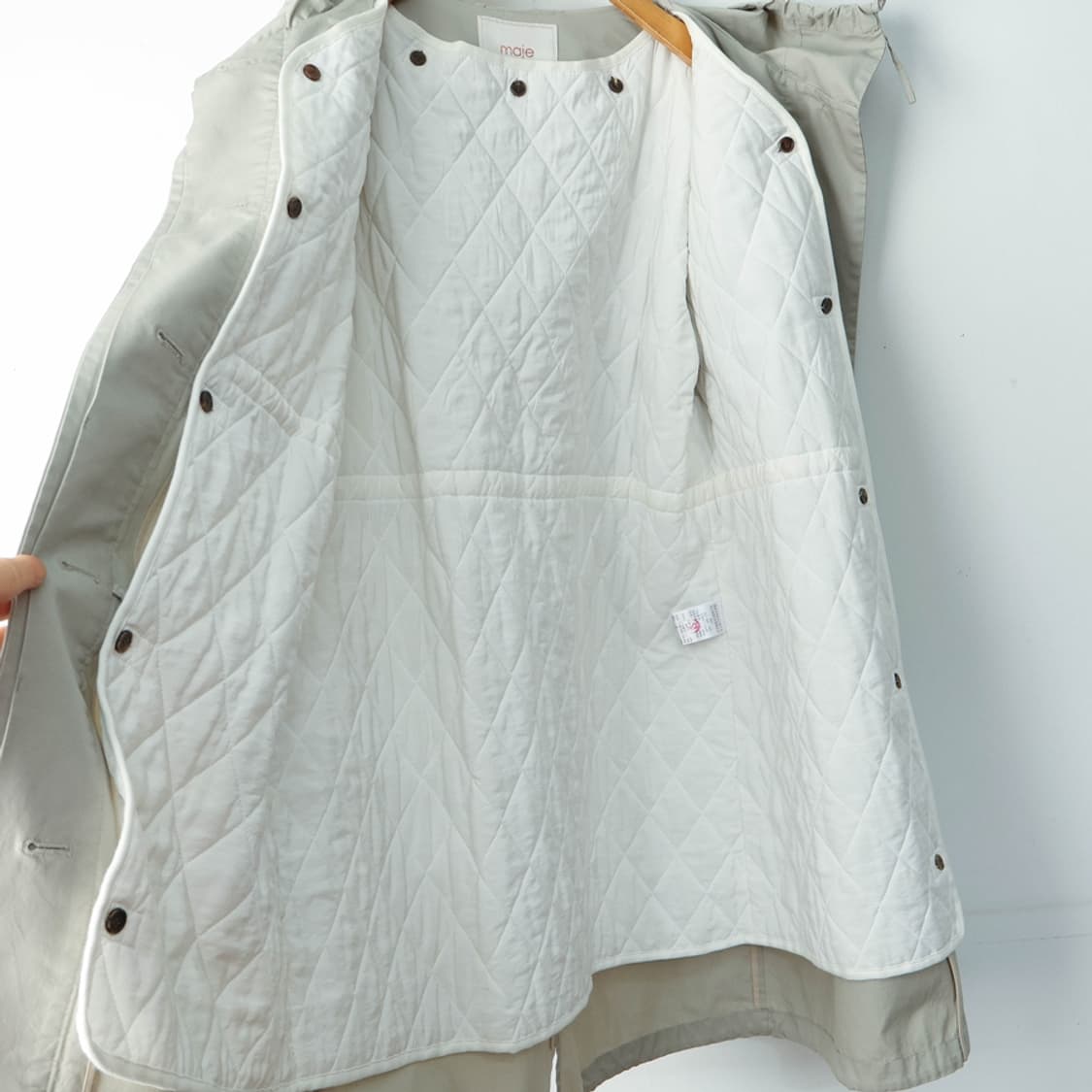 55/마쥬 코튼 야상 후드 코트 상품이미지6