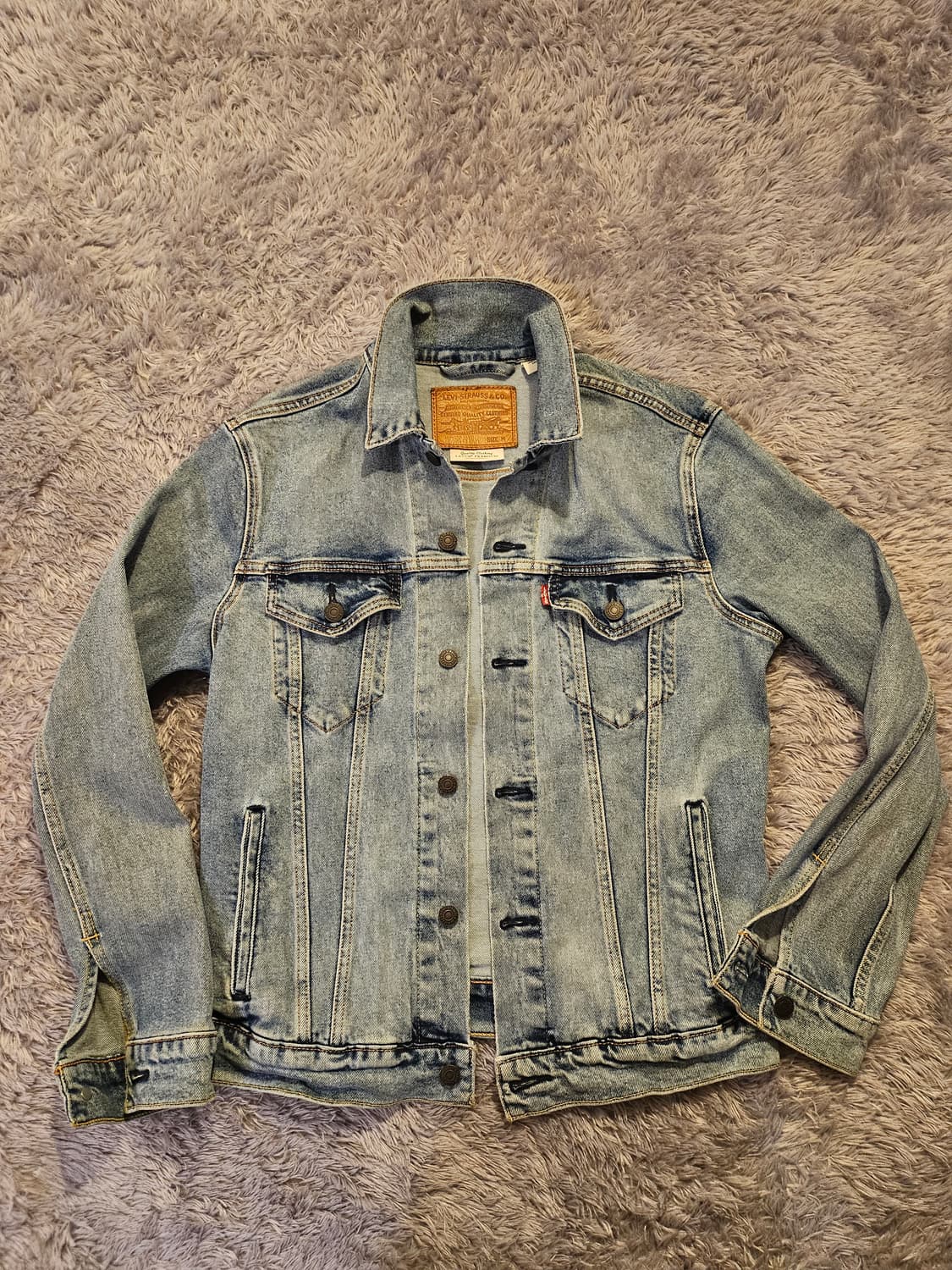 (L-95)리바이스 남성 프리미엄 3세대 데님 트러커 자켓 상품이미지1