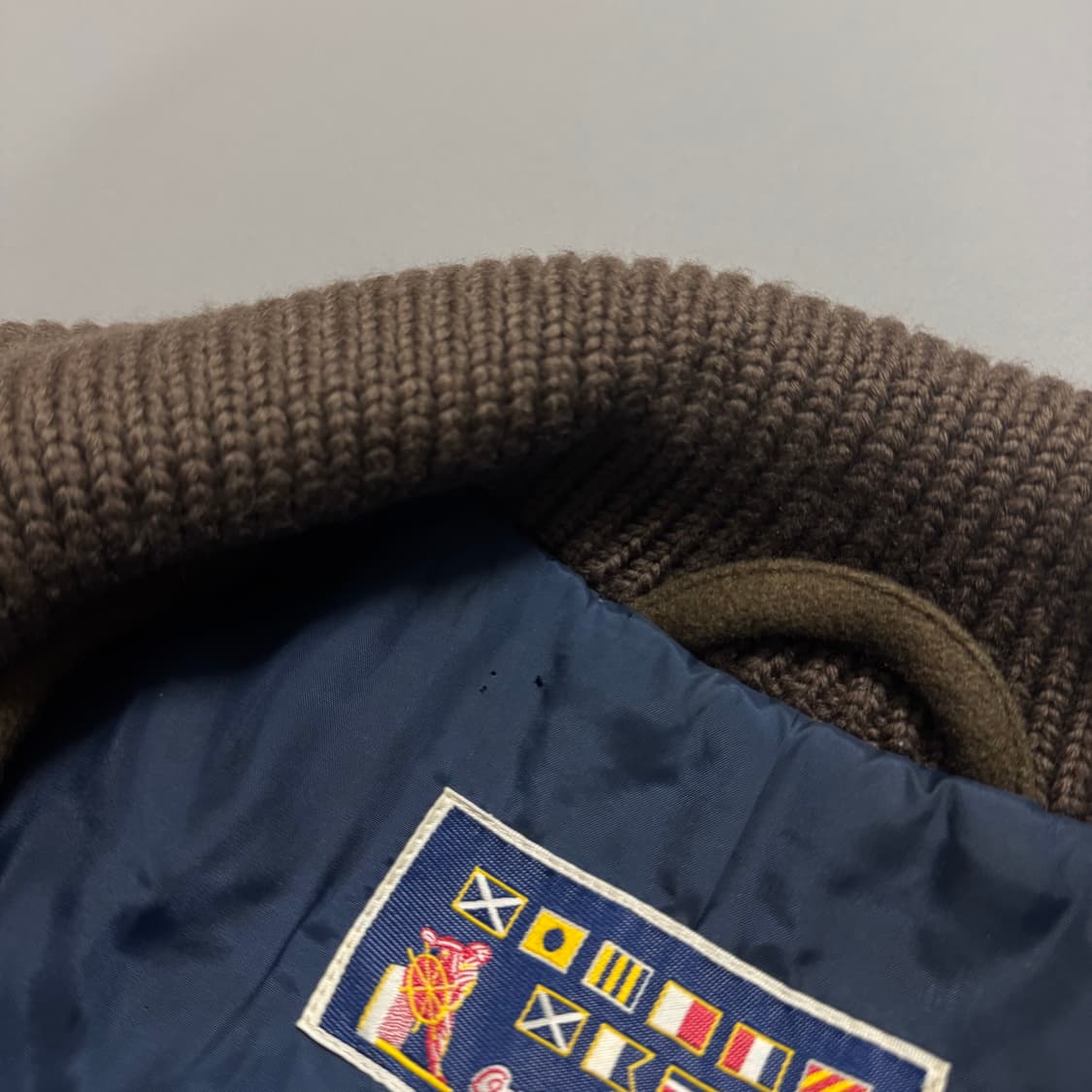 마이티맥 x 밸런스하모니(B&H) 브라운컬러 하이넥 플라이어 자켓 상품이미지5