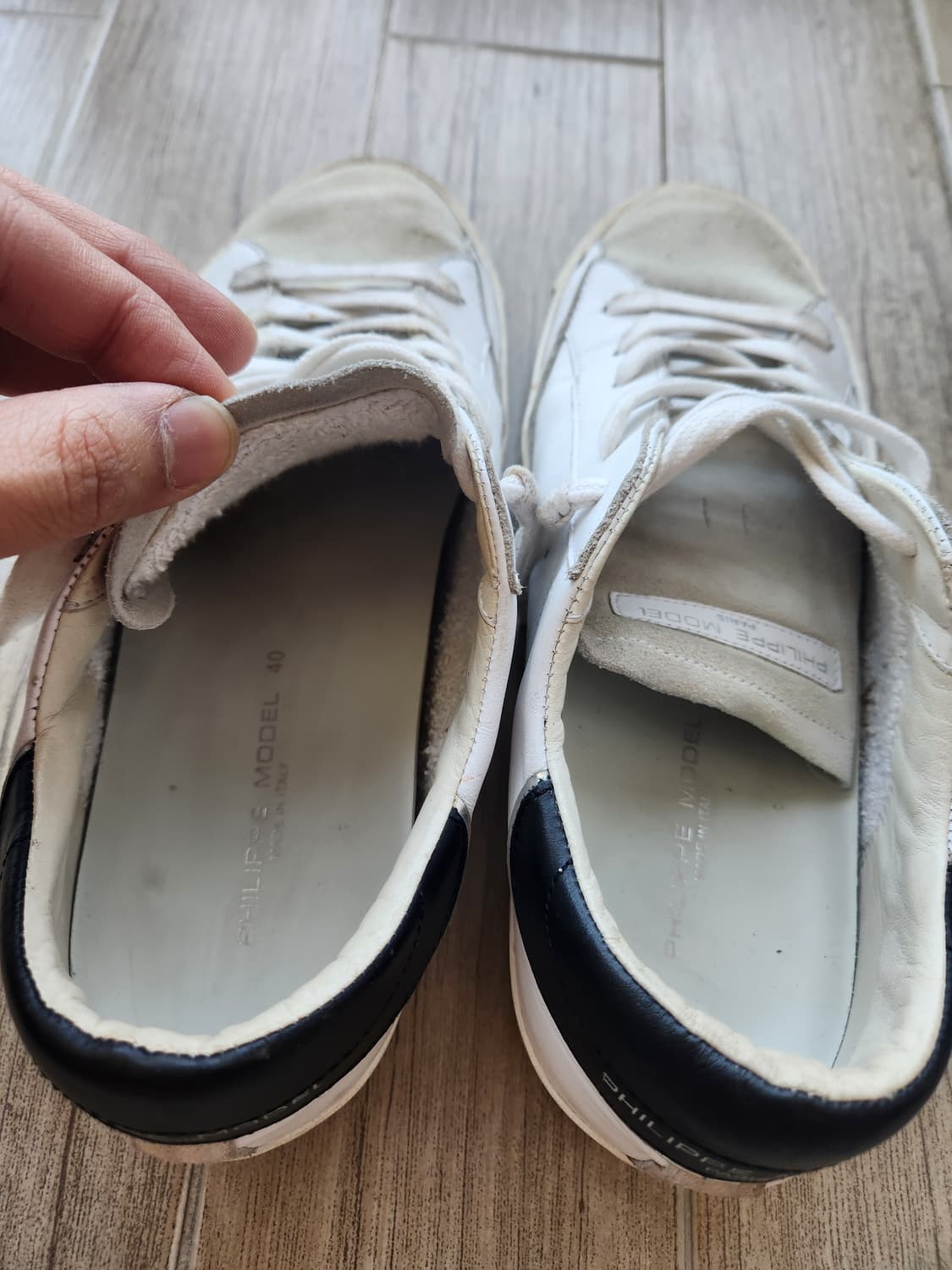 25fw 필립모델 화이트 PRSX 스니커즈 40사이즈 상품이미지4