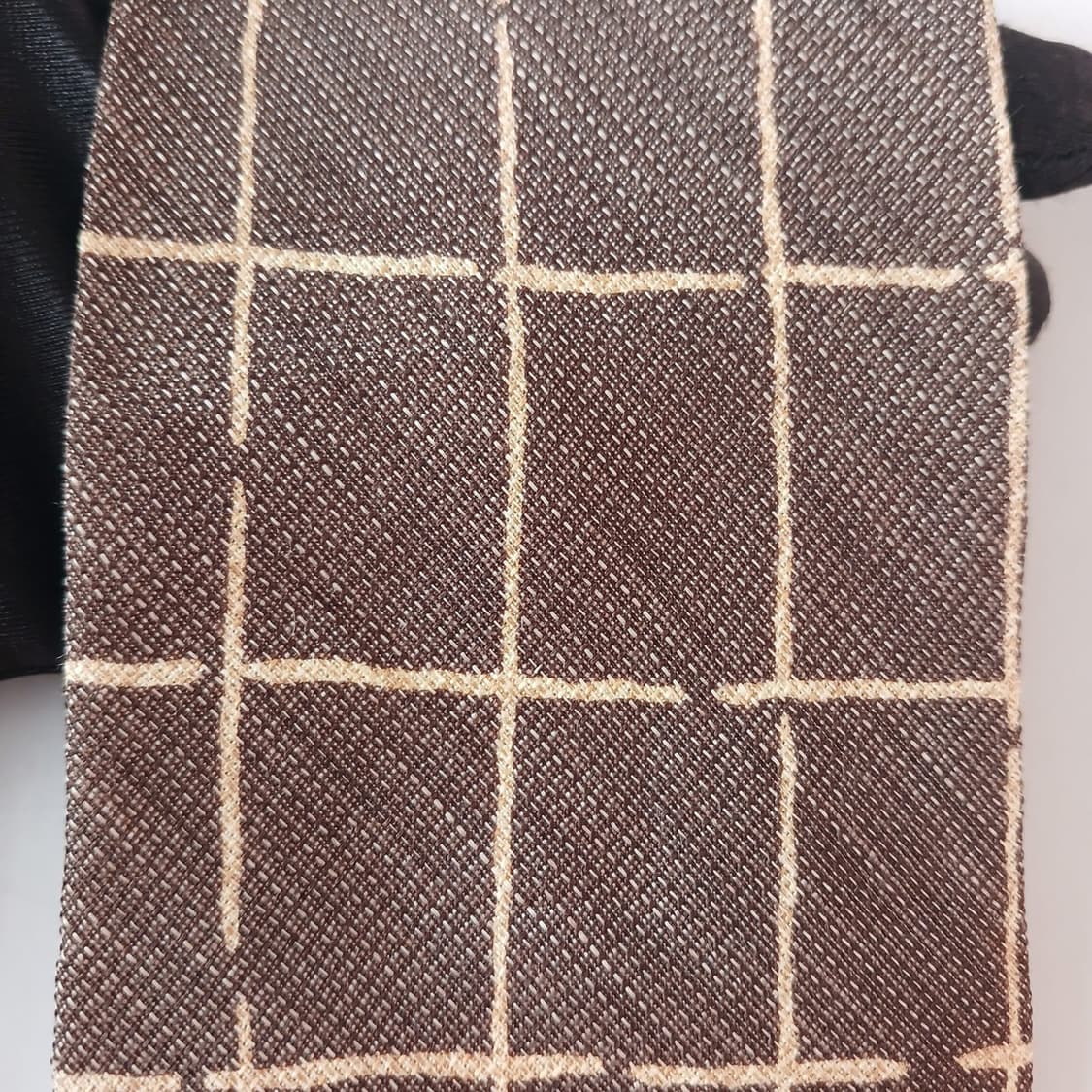 크리지아 실크 혼방 윈도우 체크 넥타이 9.3cm A+등급 A19117
 상품이미지6