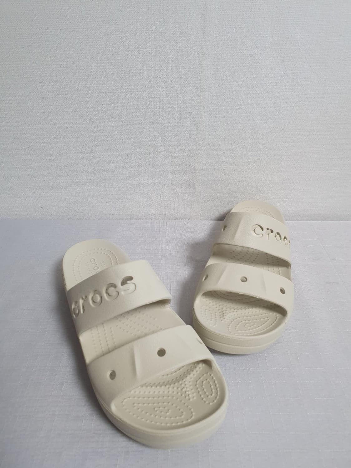 240mm 크록스 바야 플랫폼 샌들 아이보리 상품이미지5