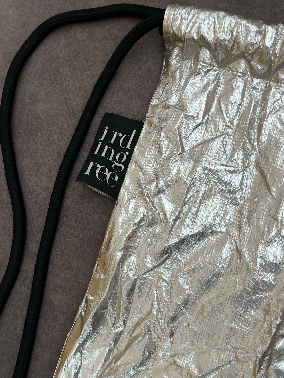 트리밍버드 샤이닝 스트링 백팩 [Sliver] 상품이미지5