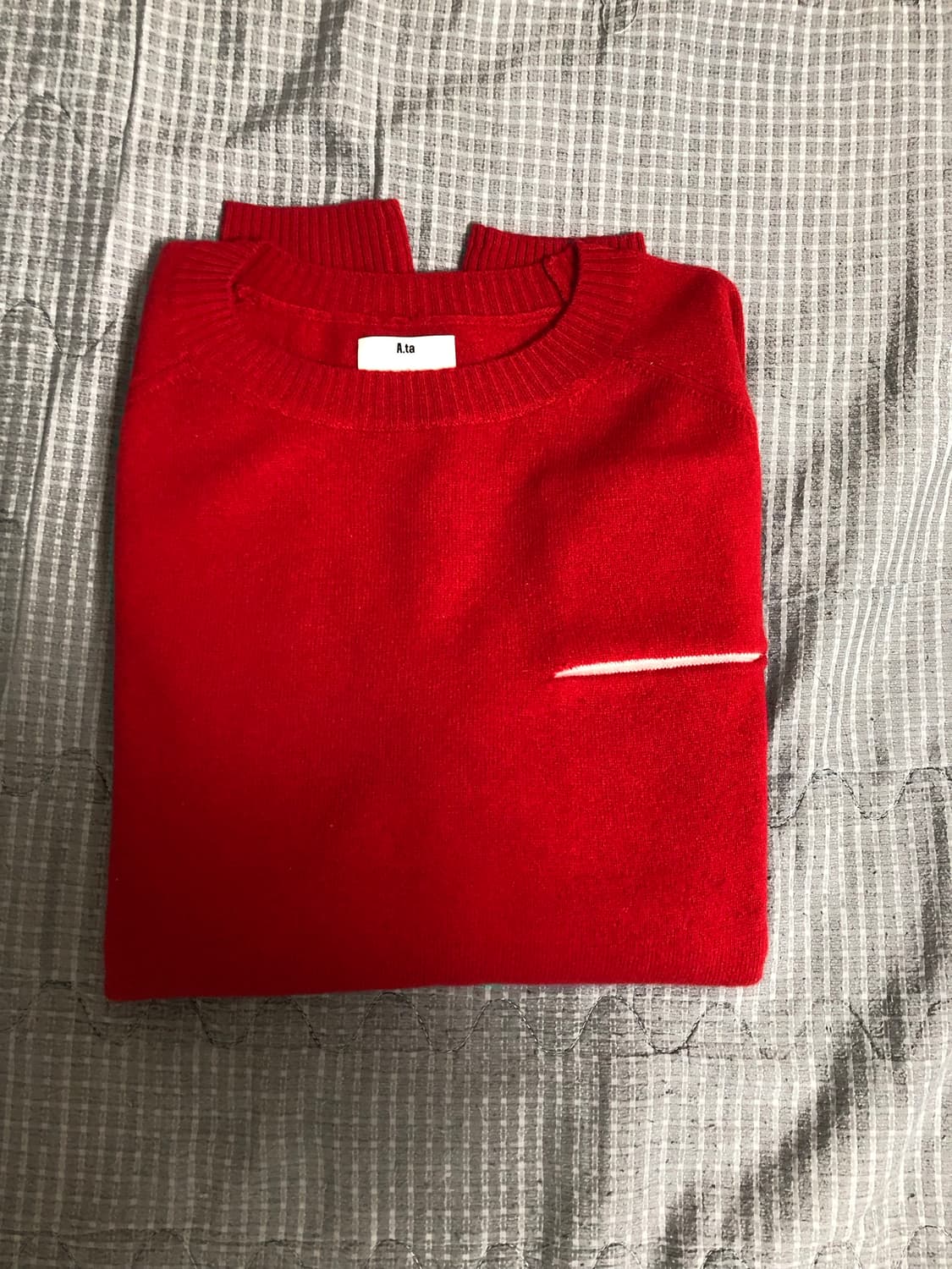 A.ta 하트컷 니트 상품이미지3