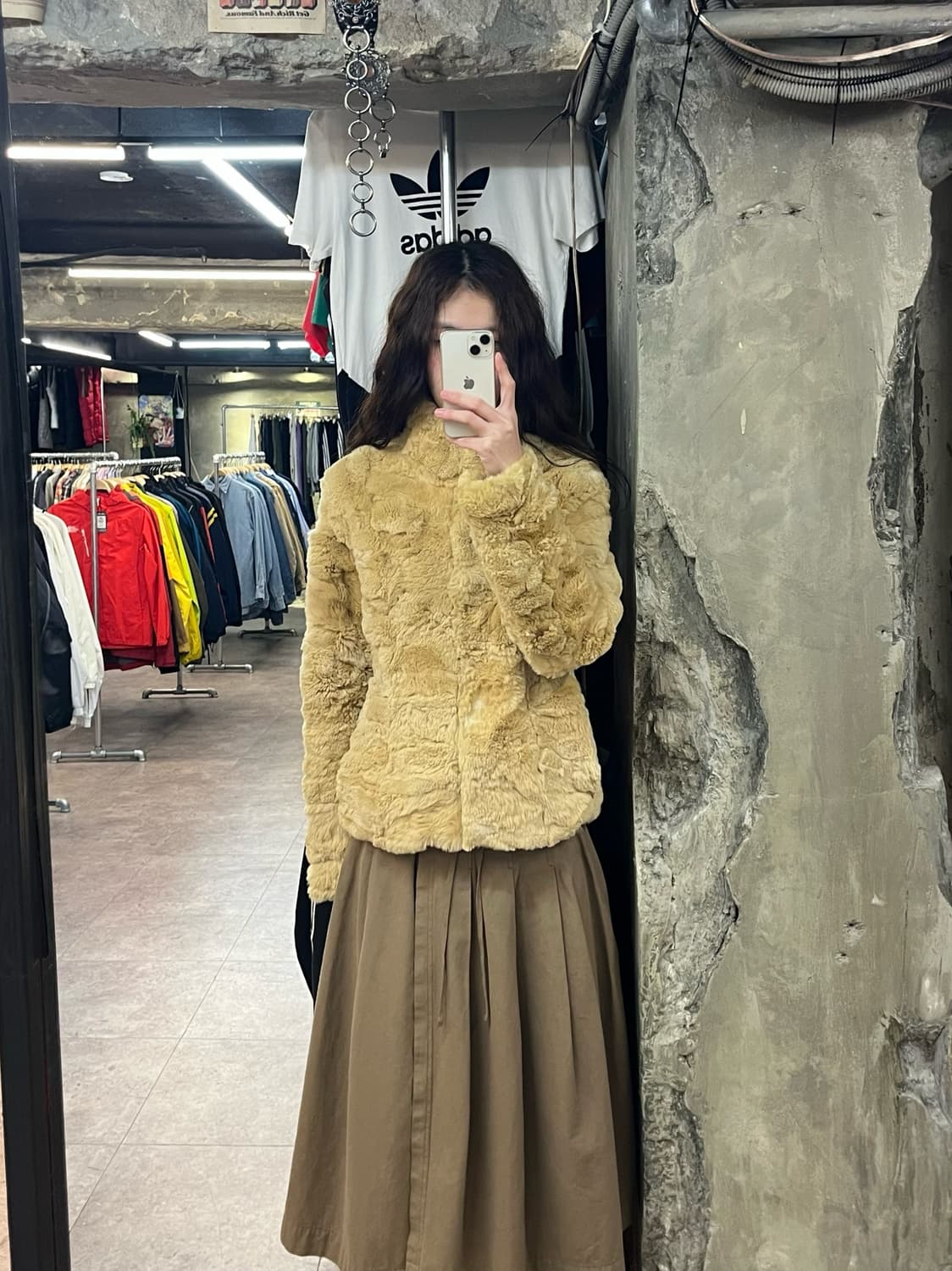 모피 렉스레빗 퍼자켓 M #csz2308 상품이미지2