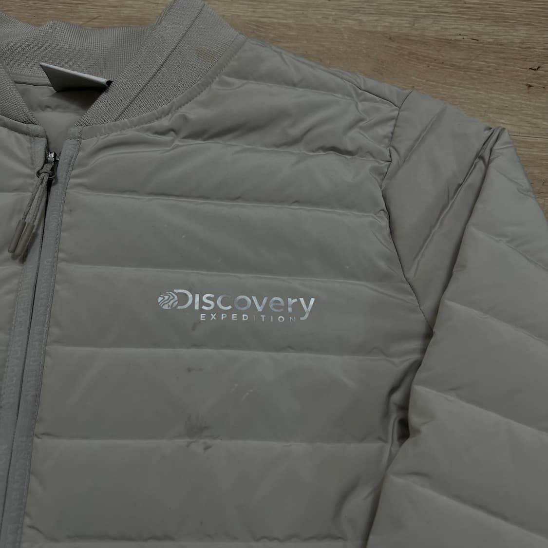 디스커버리 키즈 구스다운 경량패딩 점퍼 [베이지] 150 상품이미지4