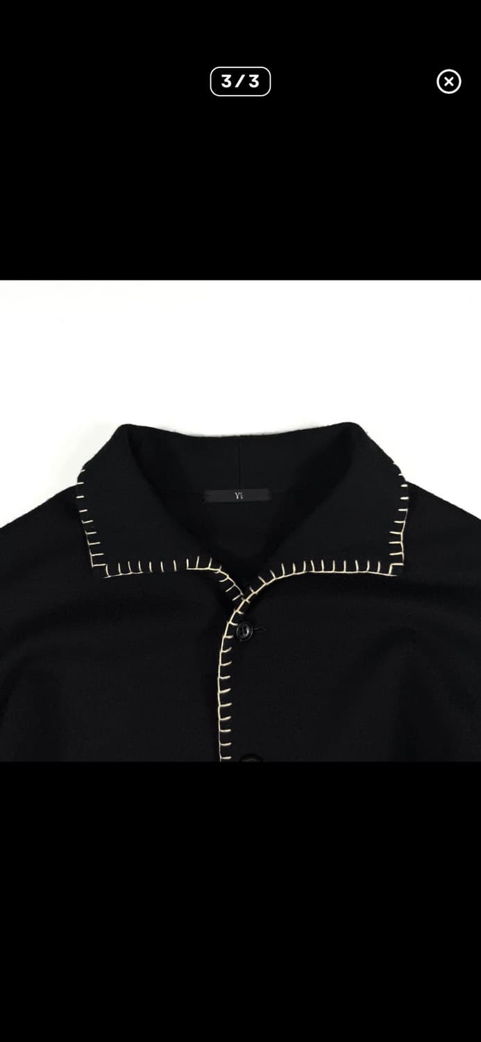 Y's 요지야마모토 스티치 울 자켓 상품이미지3