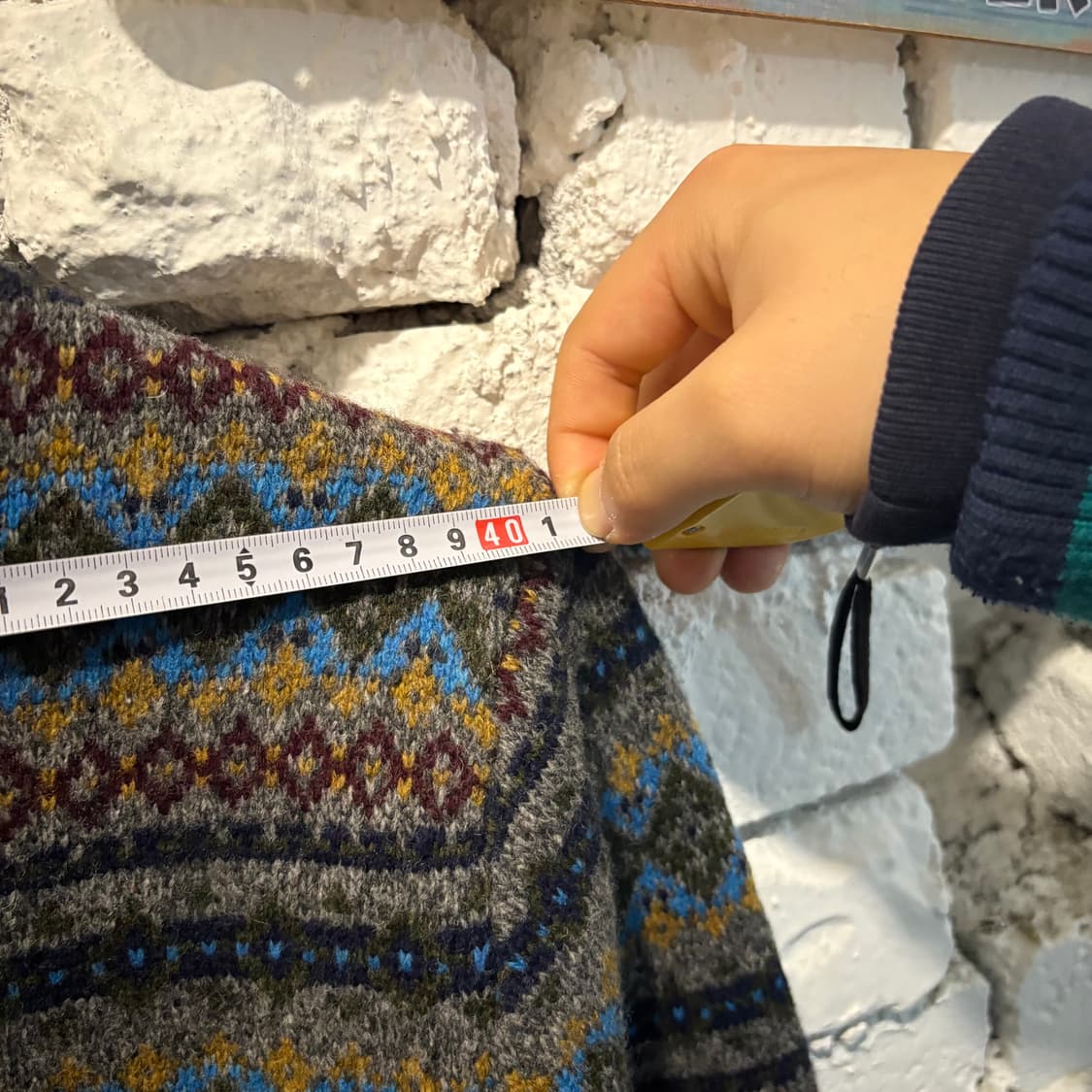 타미힐피거 엘보패치 노르딕 패턴니트 상품이미지5