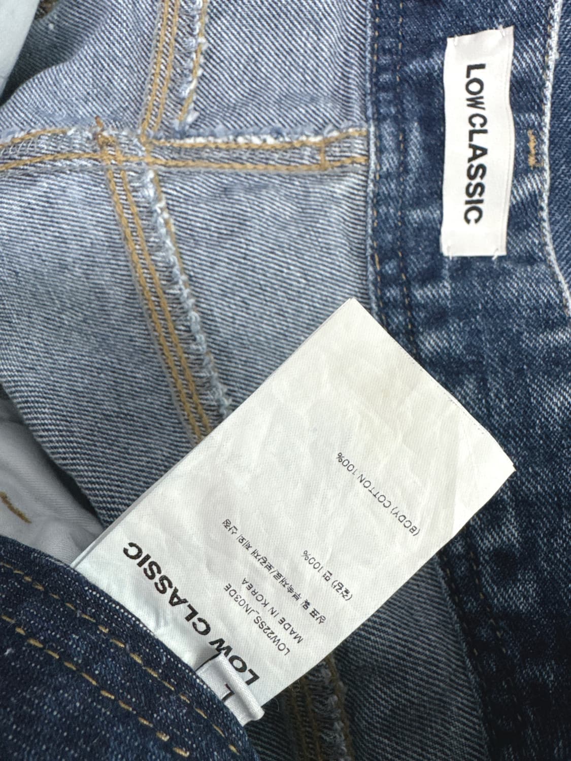 로우클래식 스트레이트핏 데님 팬츠  상품이미지6