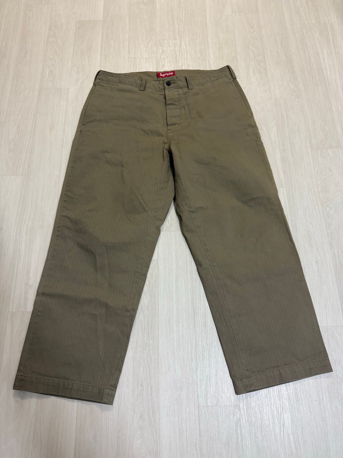 슈프림 24fw 헤링본 치노팬츠 상품이미지2