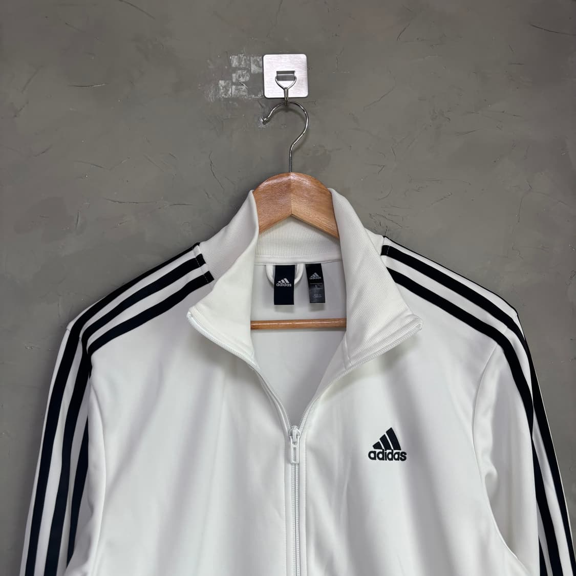아디다스 져지 트랙탑 화이트 상품이미지2