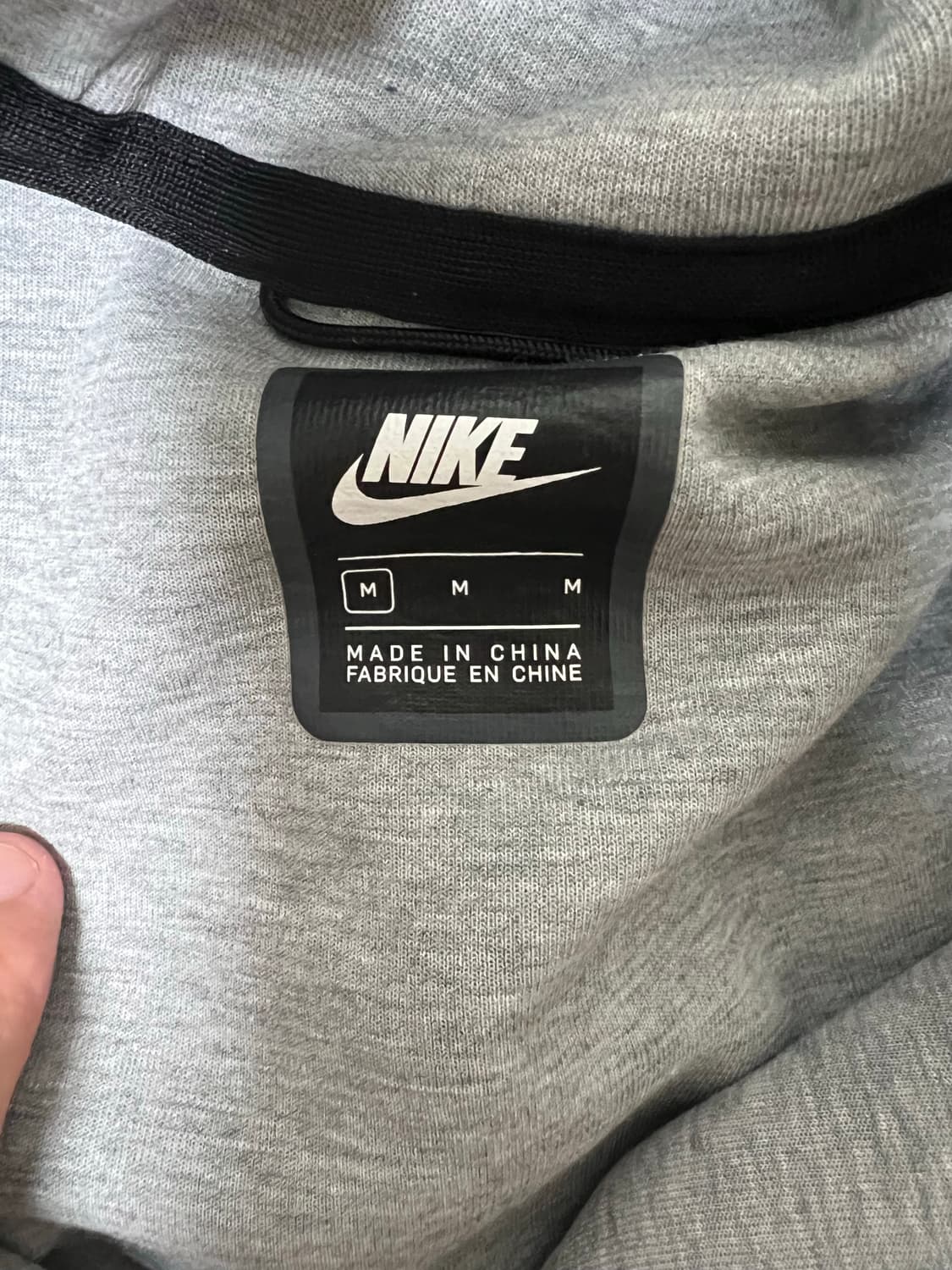 나이키 그레이 테크팩 m 센트럴씨 마두로 후드집업 상품이미지3