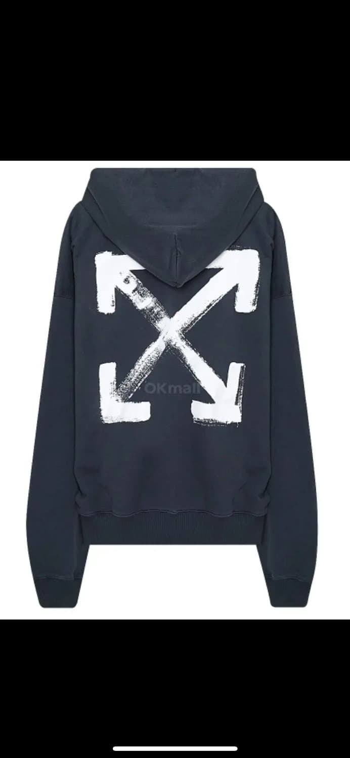 [새상품] 정품 풀구성 오프화이트 페인트 애로우 후드티 상품이미지2