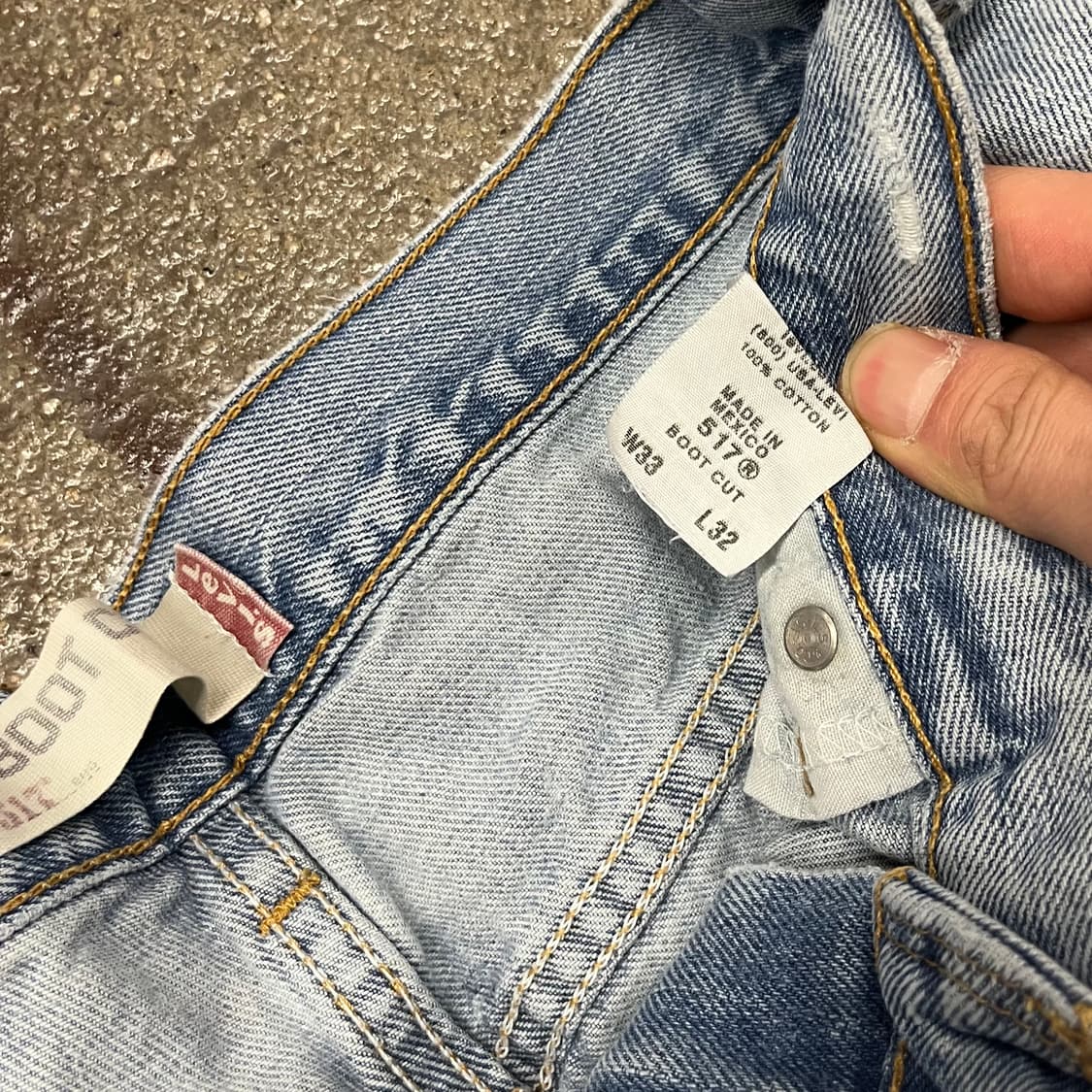 00s 리바이스517 데님 부츠컷 (33“) 상품이미지8