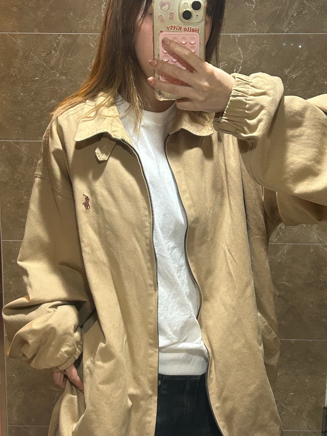 폴로랄프로렌 블루종 카라자켓XL 상품이미지2