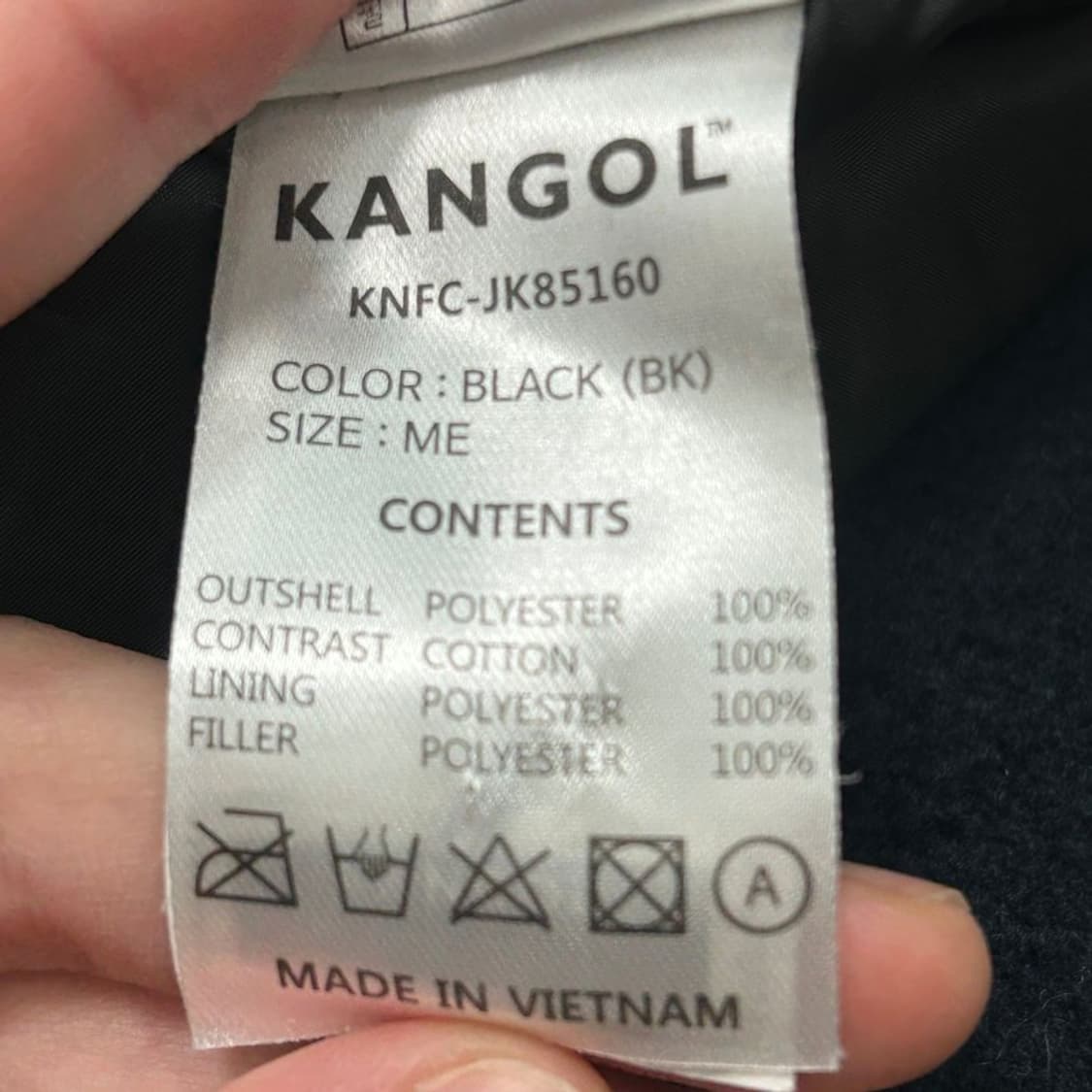 캉골 코듀로이 칼라 셔켓 8516 블랙 패딩 자켓 M 상품이미지7