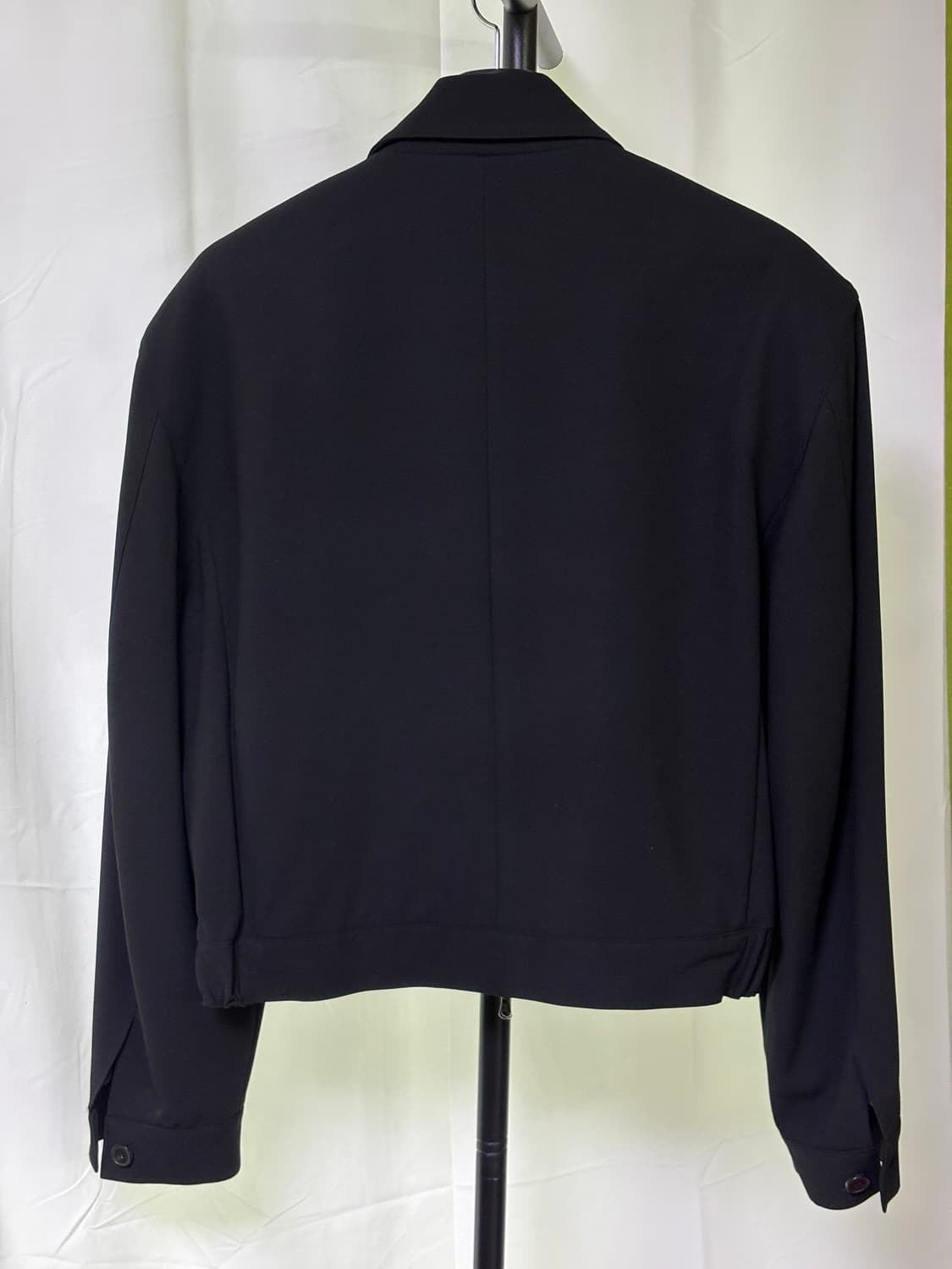 엘무드 프렌치 울 블렌드 오피서 자켓 블랙 상품이미지5