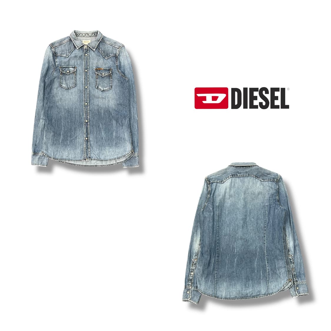  디젤 웨스턴 데님셔츠 y14135 상품이미지1