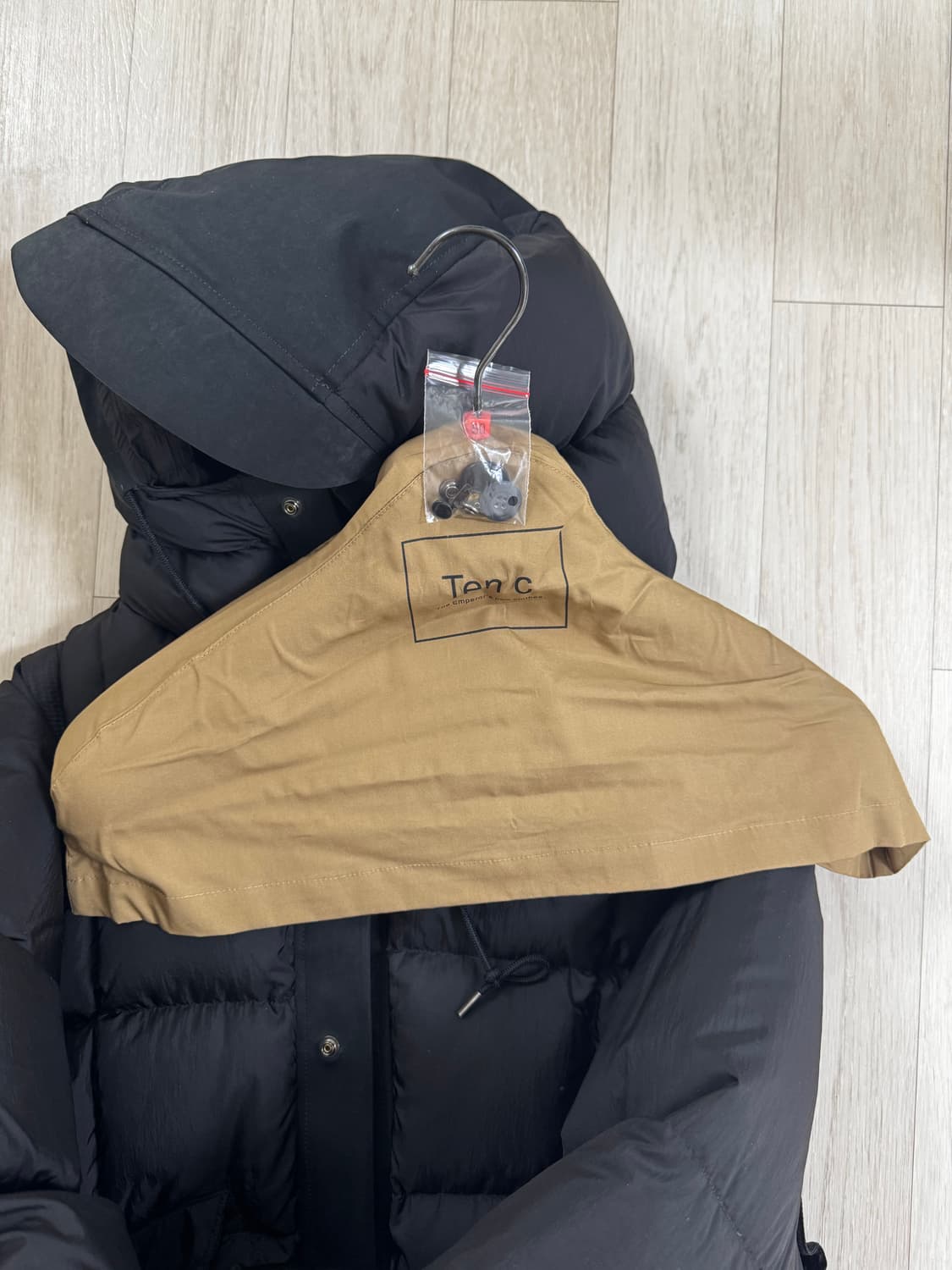 텐씨 허리케인 콤보 다운 아노락 블랙 50사즈 상품이미지3