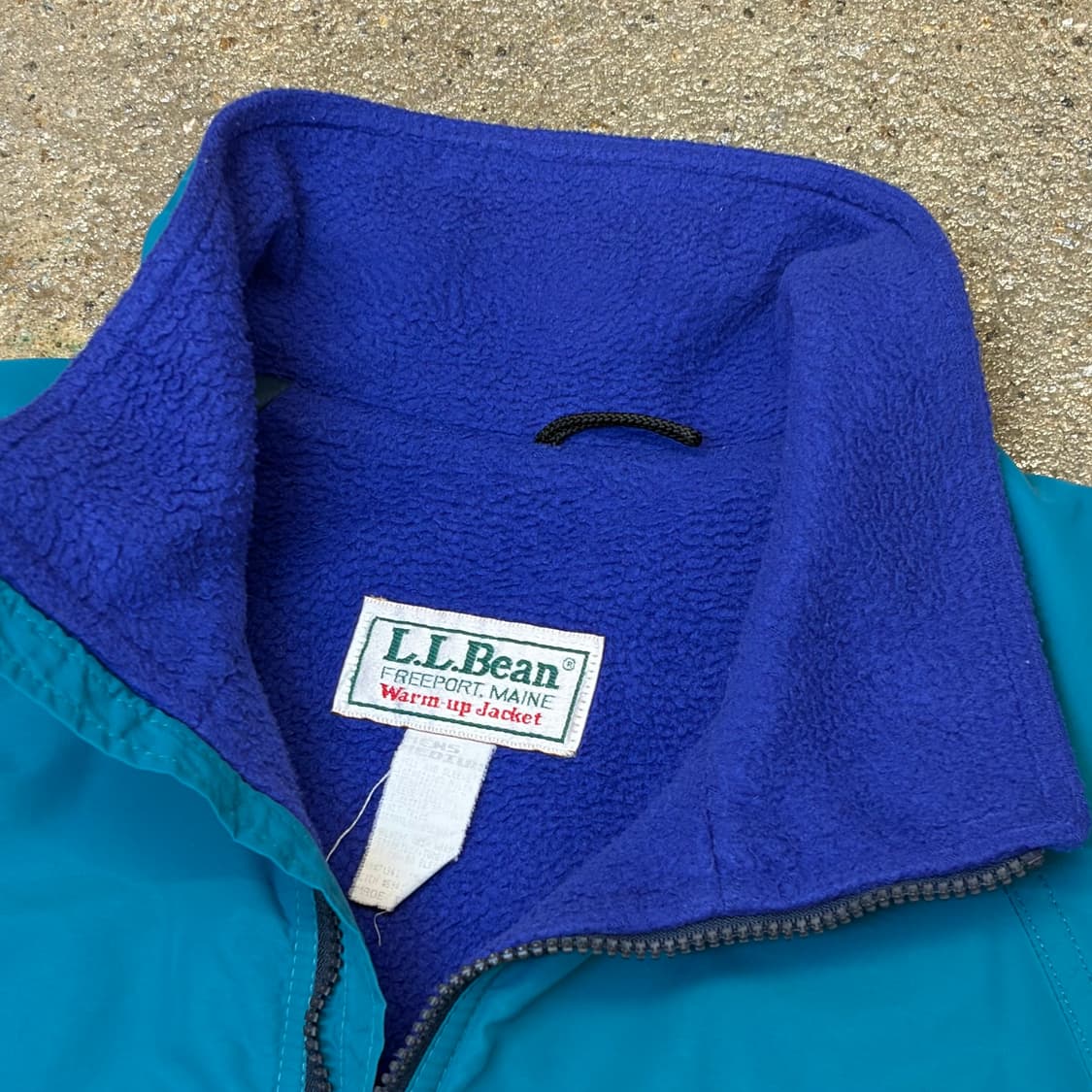 레어 80s Made in USA 엘엘빈 안감 플리스 바람막이 자켓 상품이미지7