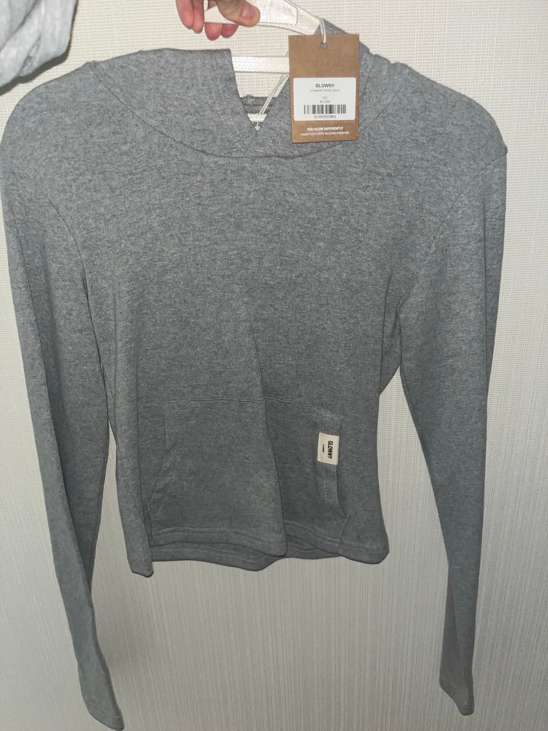 글로니 크롭 후드 S 새상품 상품이미지1