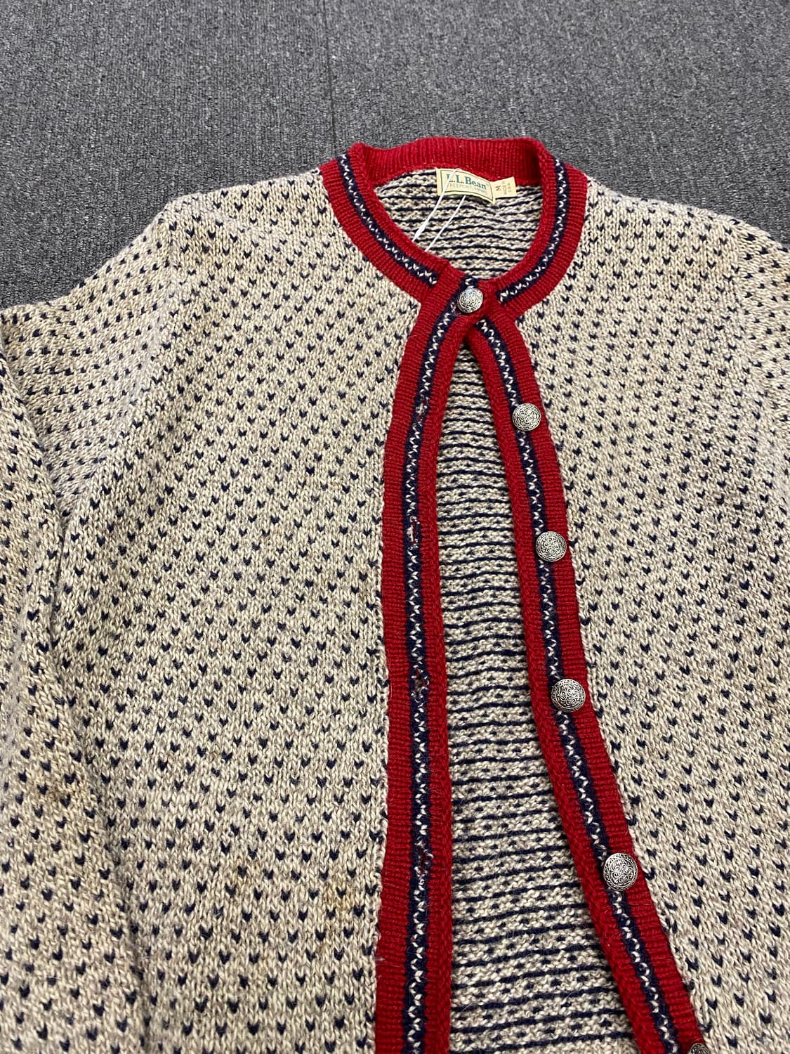 70s L.L.bean 가디건 상품이미지3