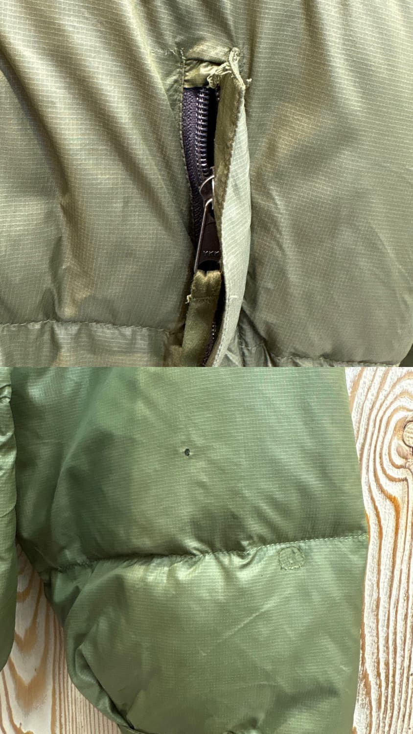 노스페이스 눕시 700 올리브 블랙 패딩 상품이미지10