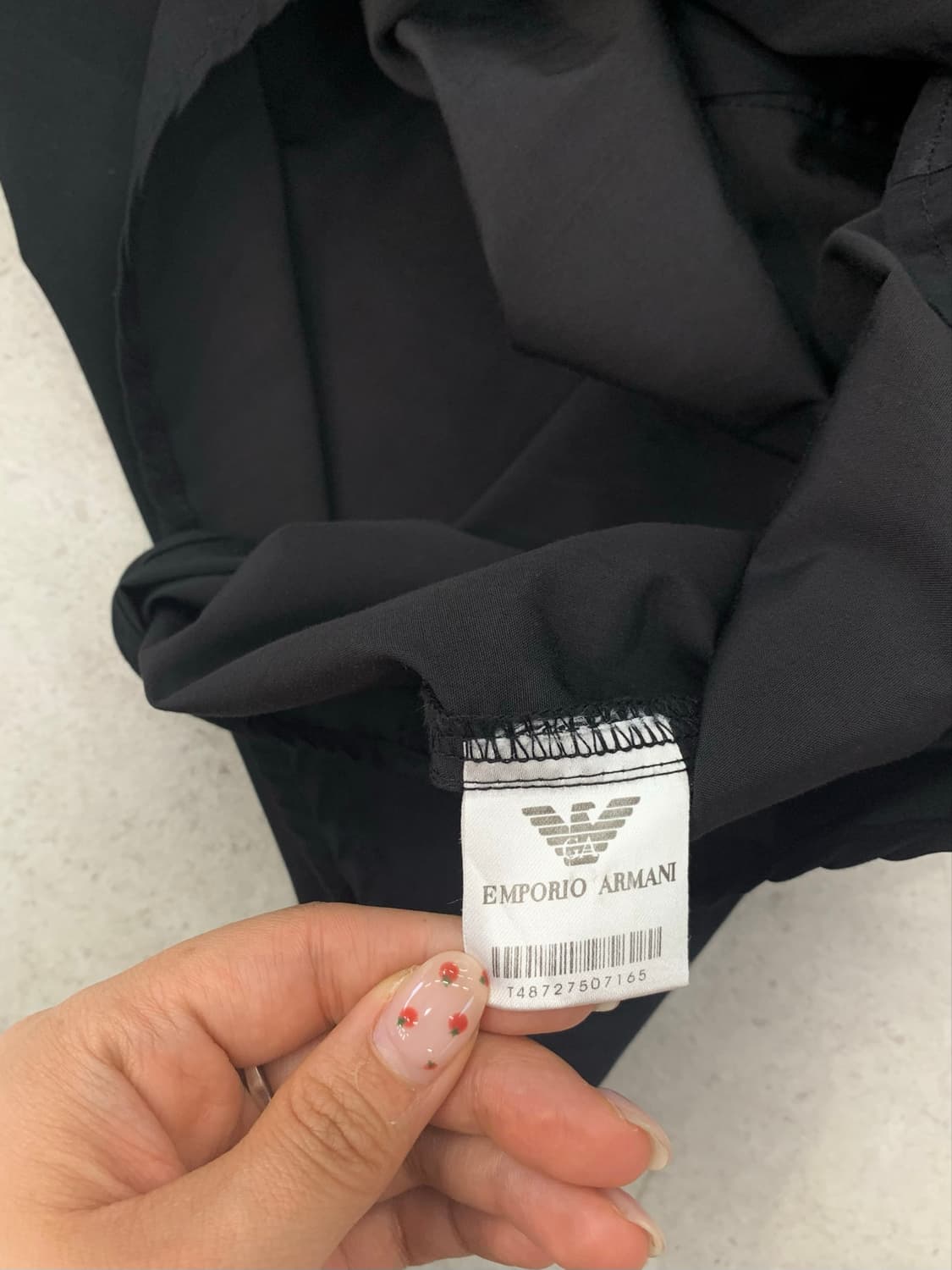 Armani 알마니 블랙 셔츠 상품이미지4