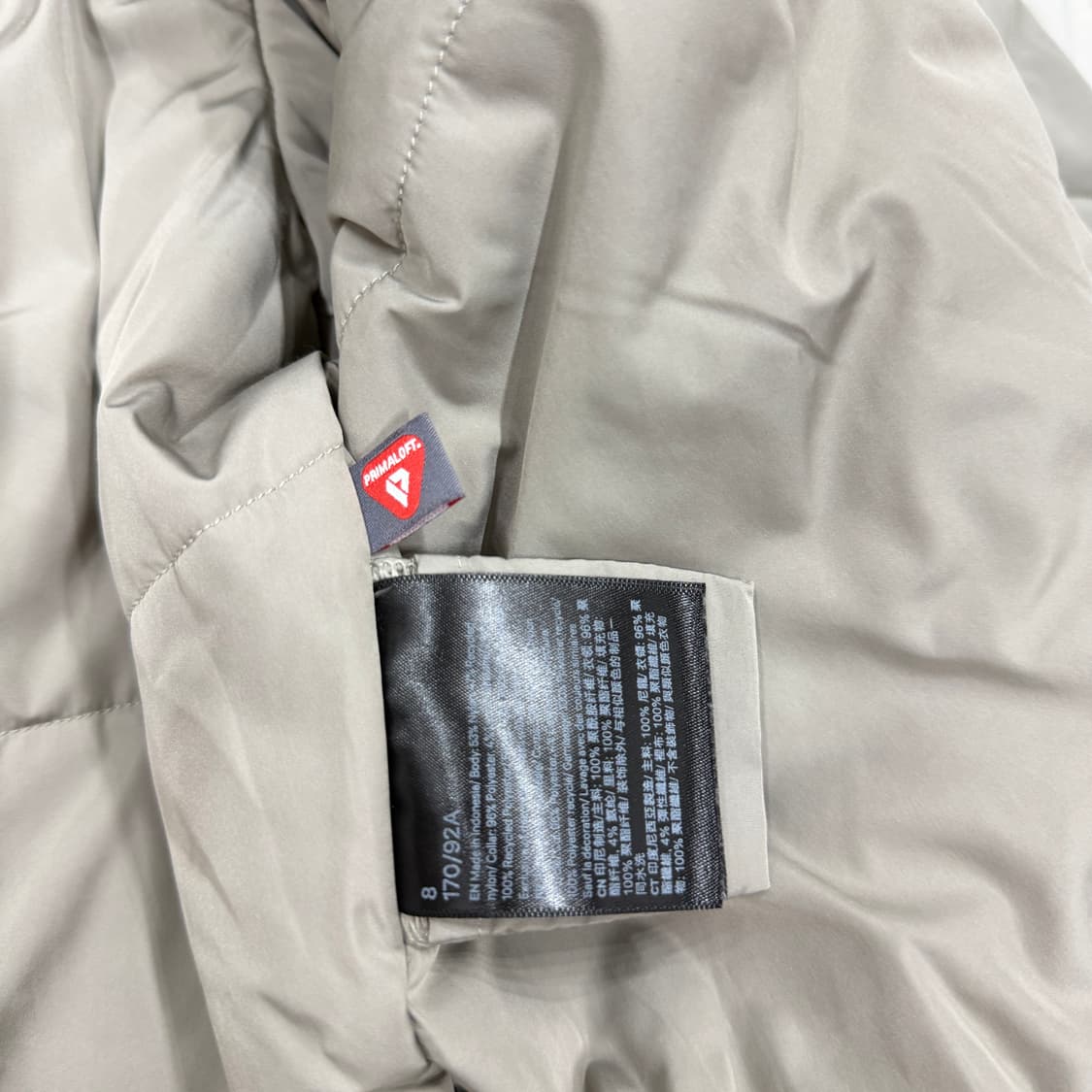 룰루레몬 인설레이티드 프리마로프트 루체 봄버 자켓 카키 8 상품이미지7