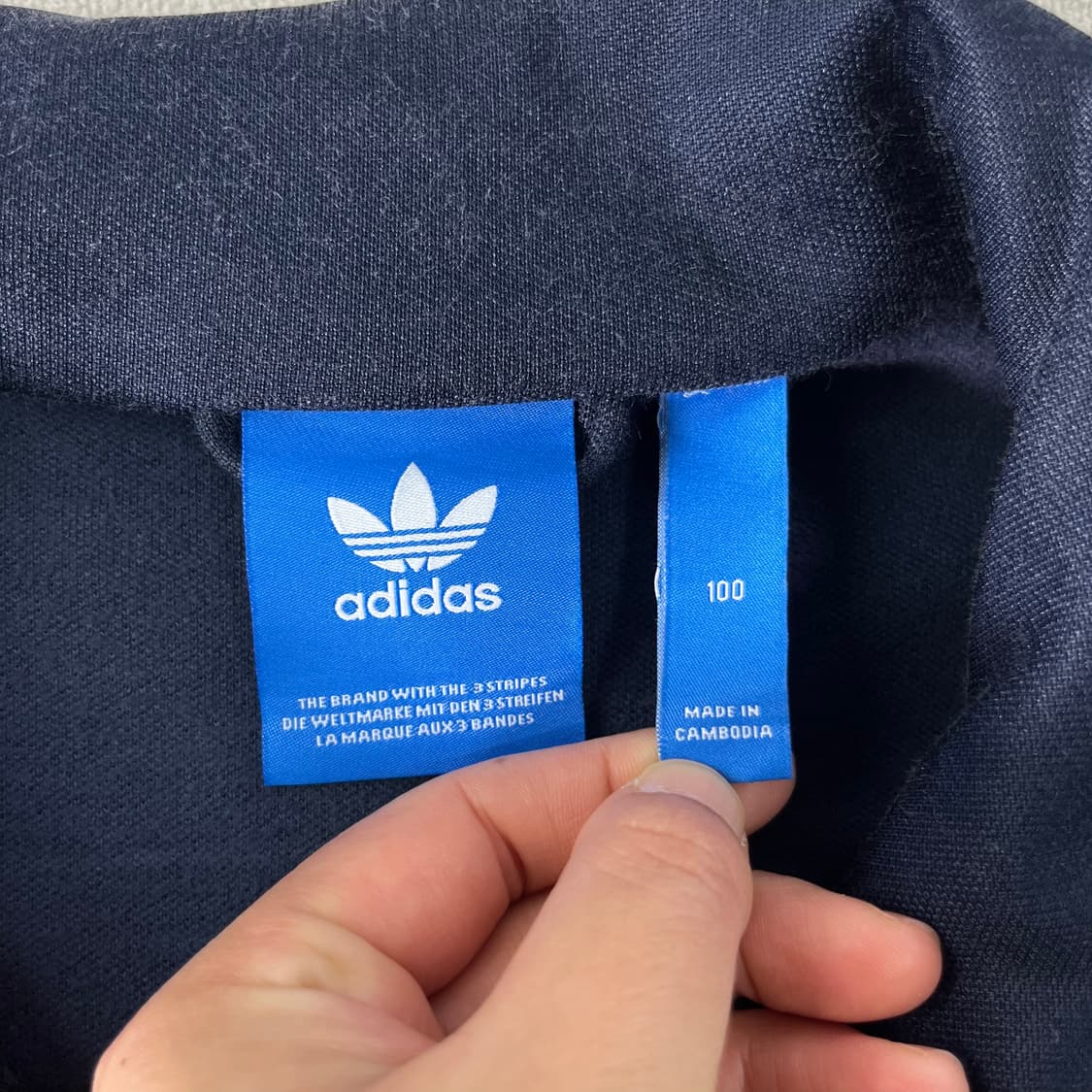 100 아디다스 구형 베켄바우어 네이비 져지 상품이미지3