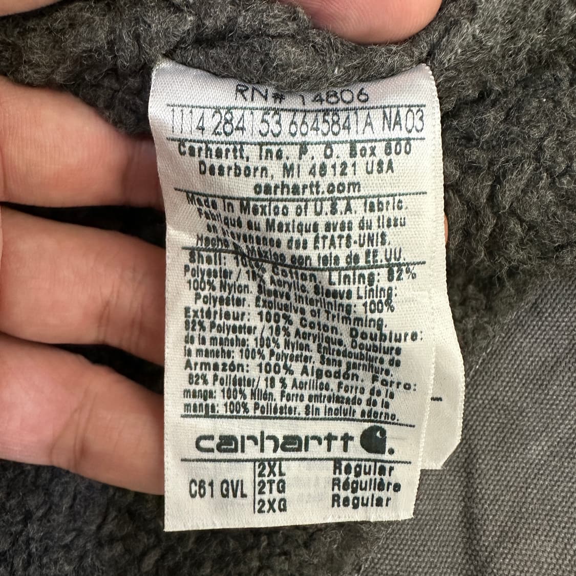 [2XL] 칼하트 C61 워크 자켓 상품이미지4