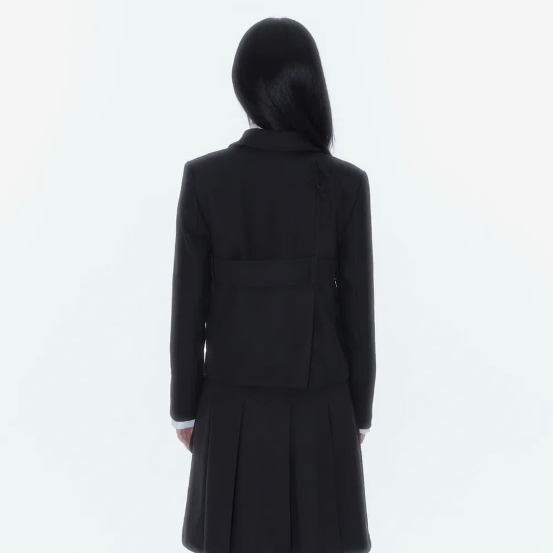 카시코 리본 벨트 프레피 자켓 상품이미지2