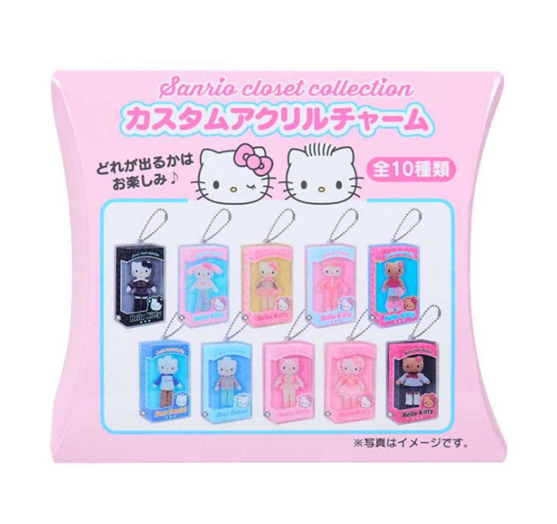 산리오 헬로키티 클로젯 커스텀 랜덤 아크릴 키링 미개봉 상품이미지3